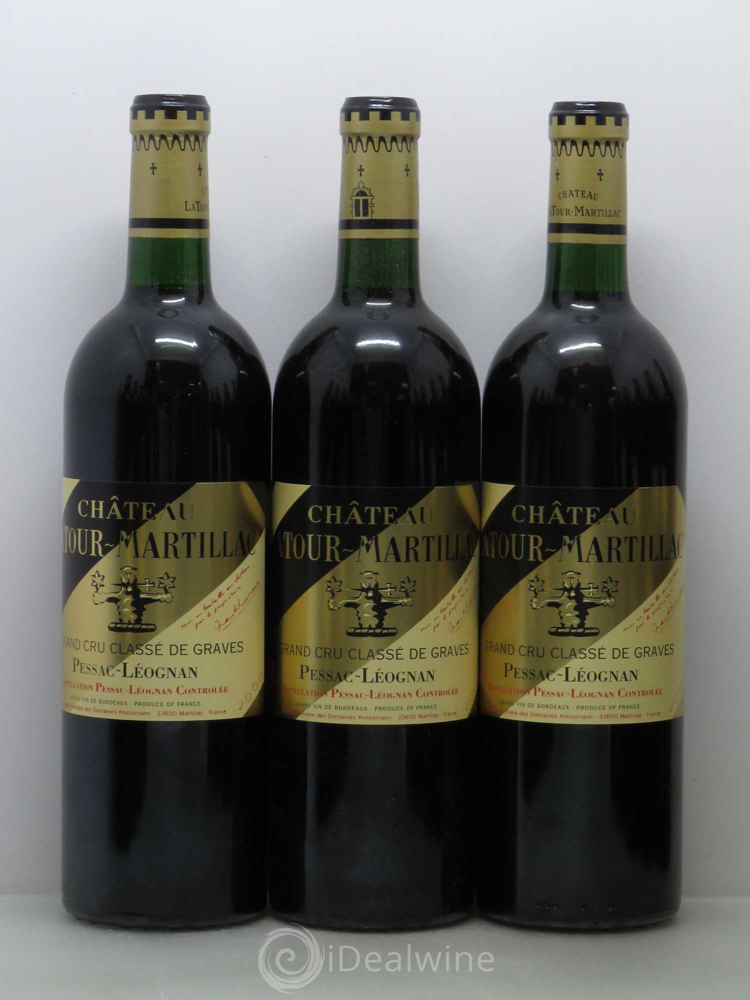 Château Latour-Martillac Cru Classé de Graves 2000 - Lot de 12 bouteilles - 4