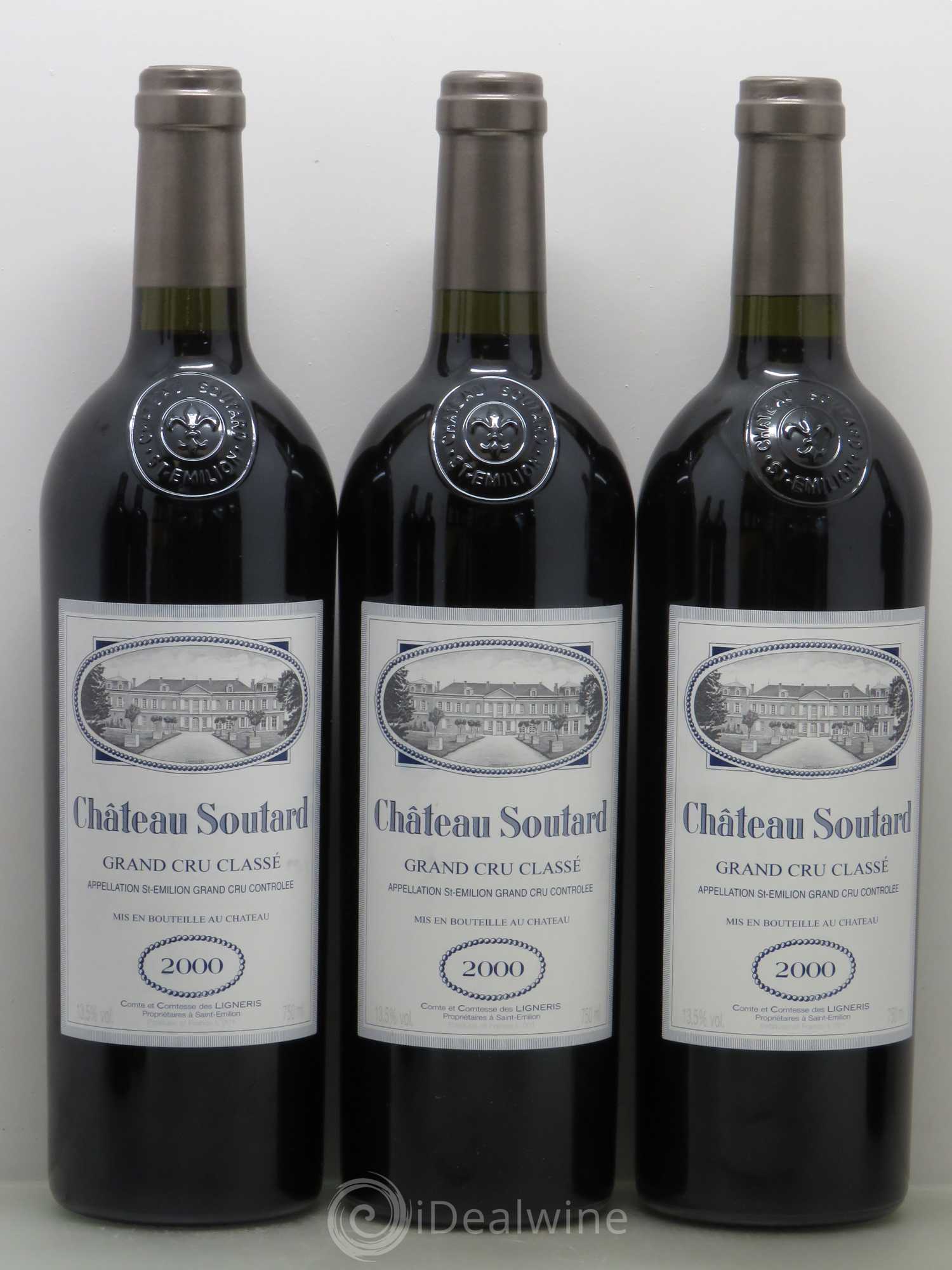 Château Soutard Grand Cru Classé 2000 - Lot de 12 bouteilles - 3
