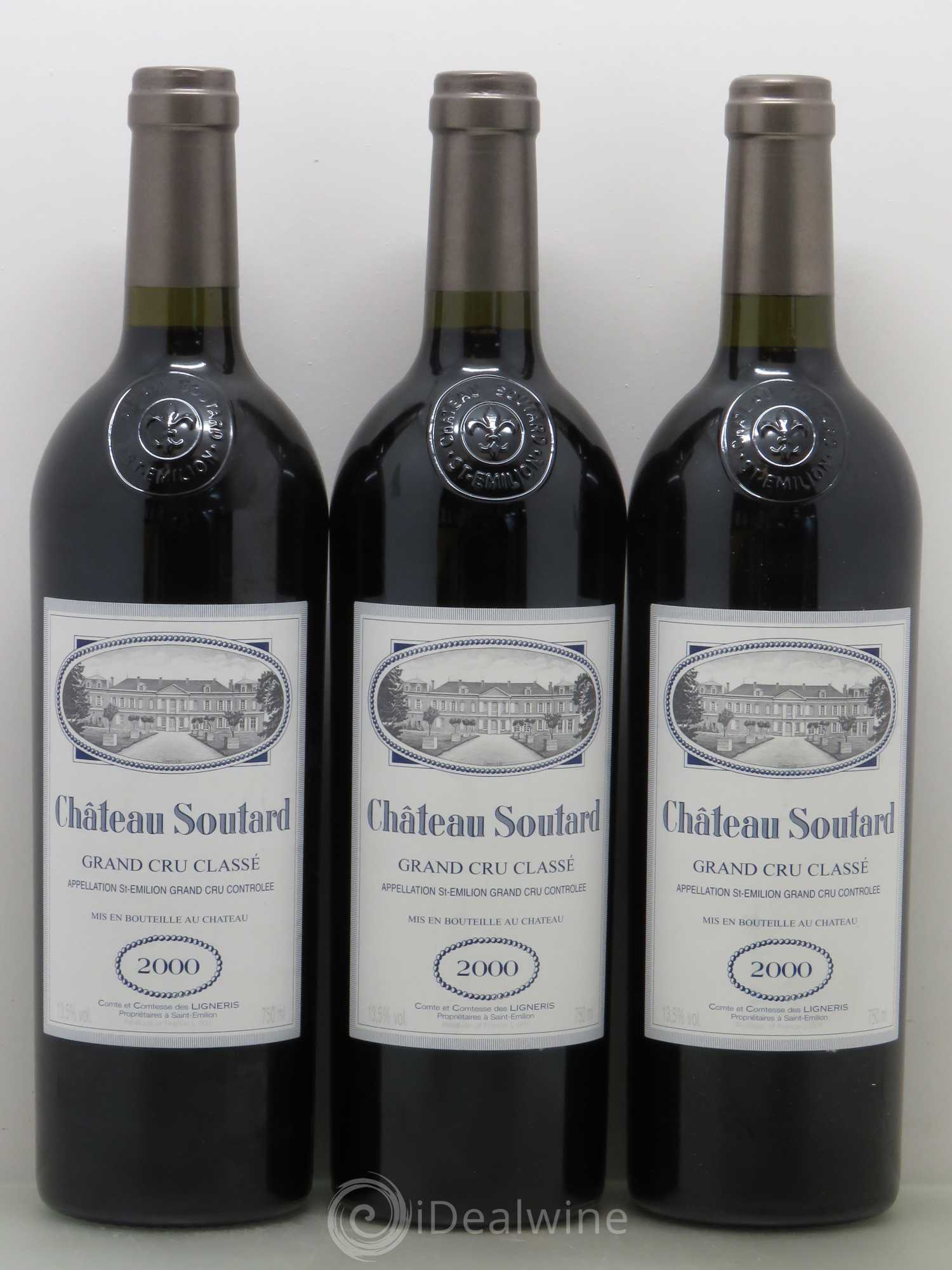 Château Soutard Grand Cru Classé 2000 - Lot de 12 bouteilles - 4