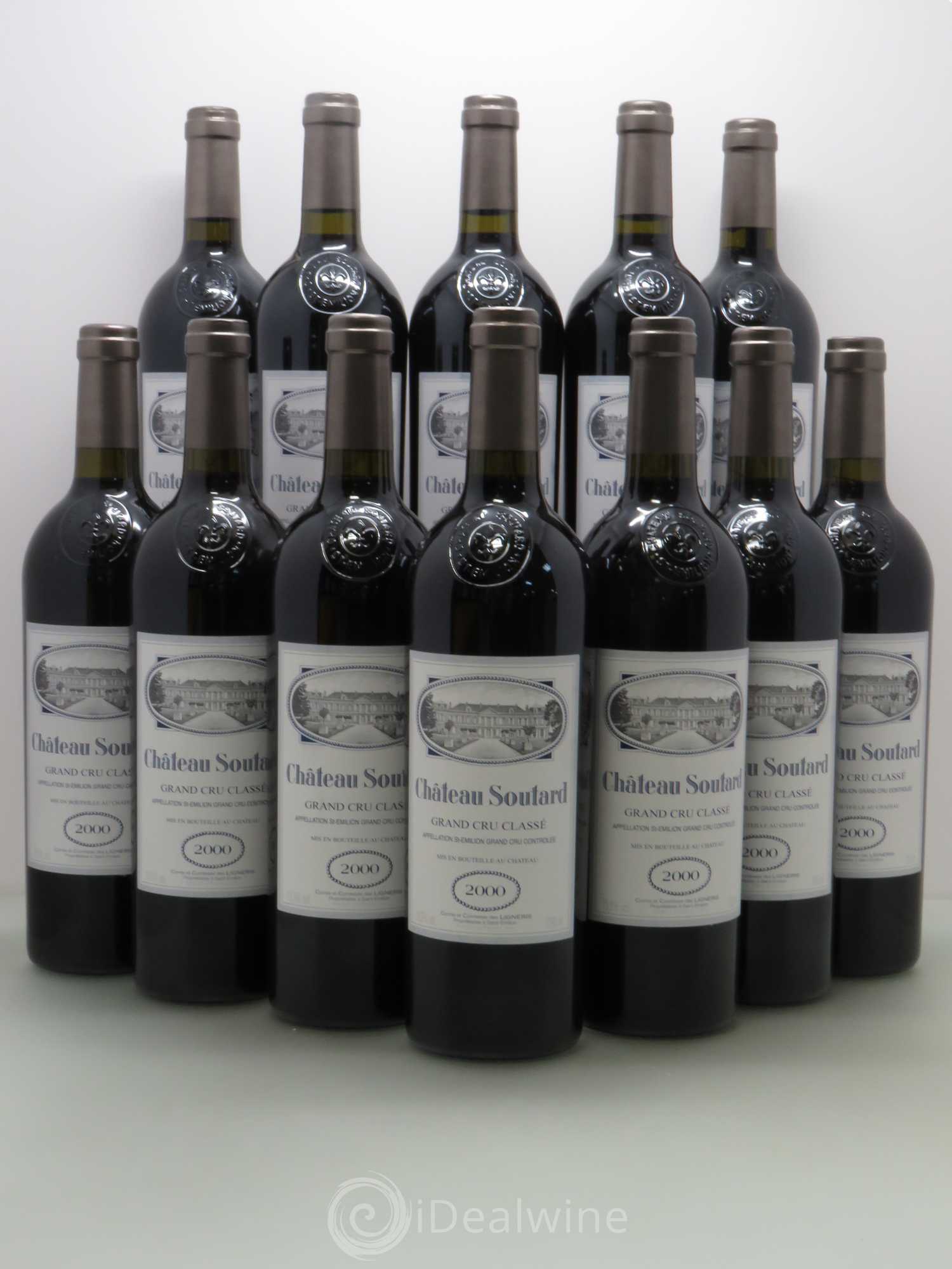 Château Soutard Grand Cru Classé 2000 - Lot de 12 bouteilles - 0