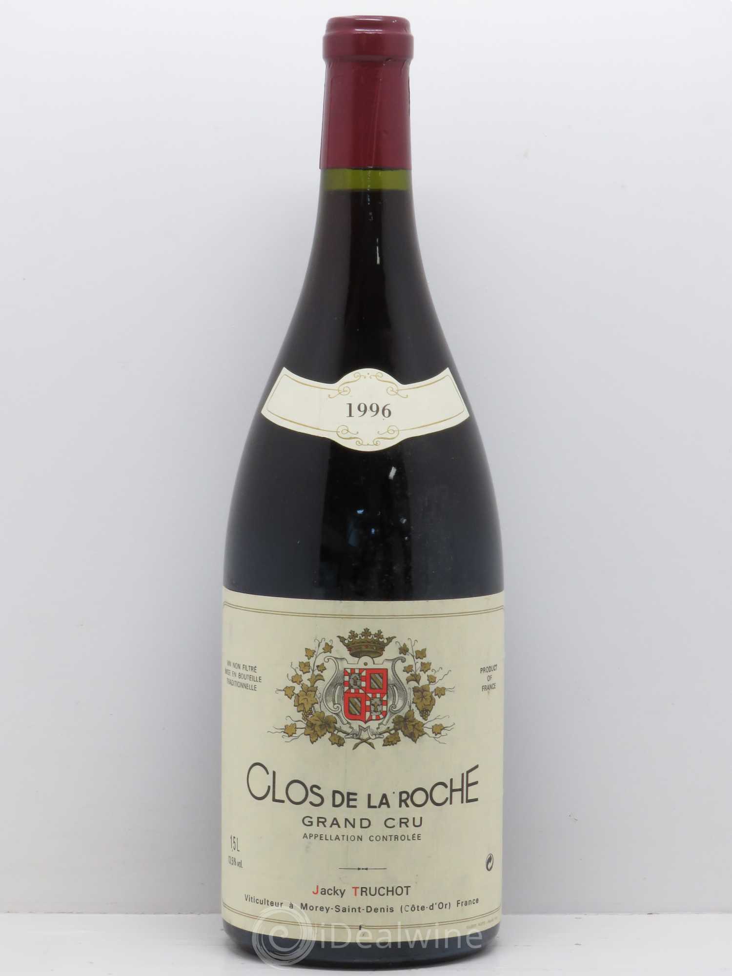 ワイン CLOS DE LA ROCHE 1996 Jacky Truchot Buy Clos de la Roche Grand Cru Jacky Truchot 1996 (lot