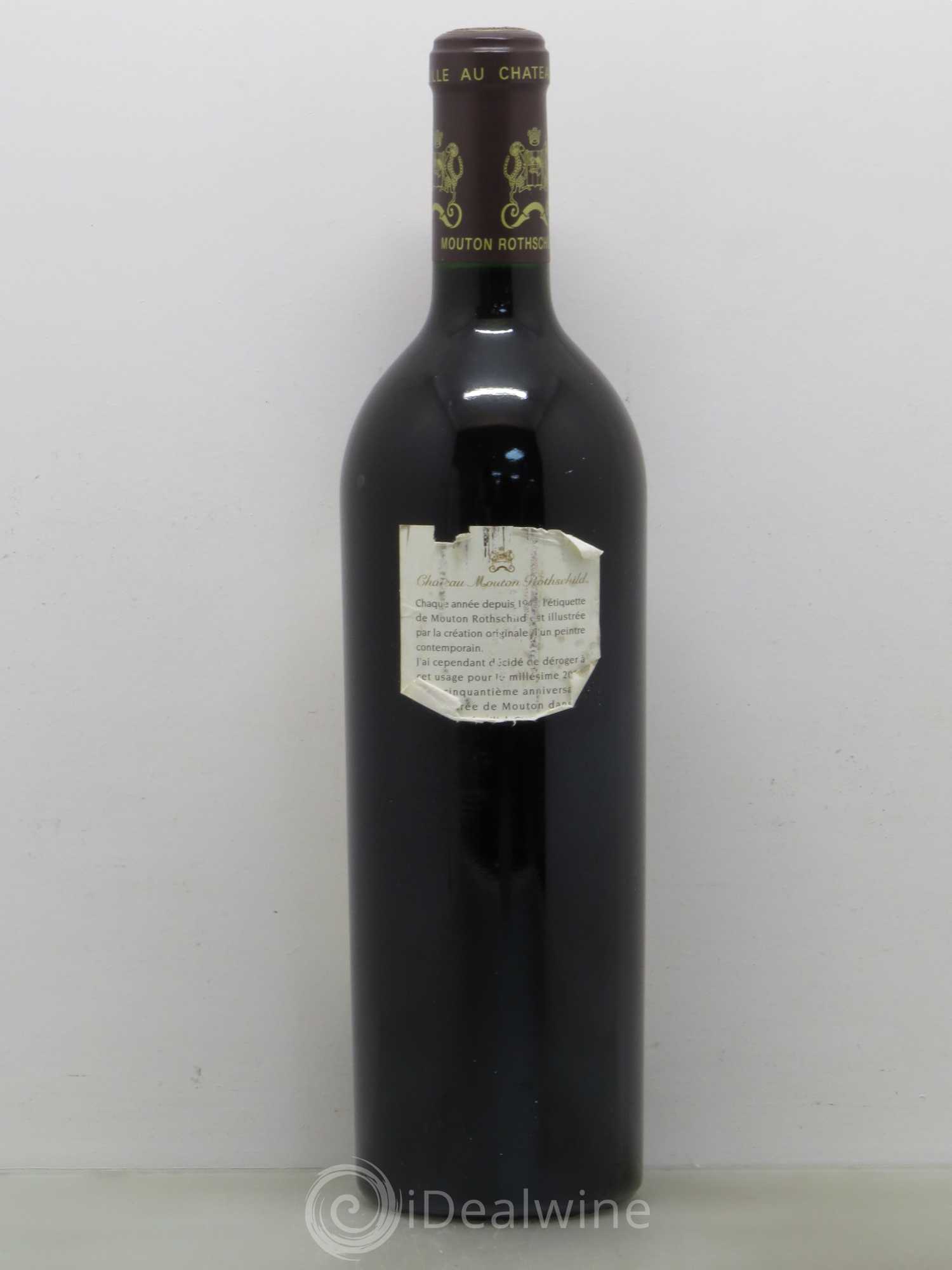 Château Mouton Rothschild 1er Grand Cru Classé 2003 - Lot de 1 bouteille - 1