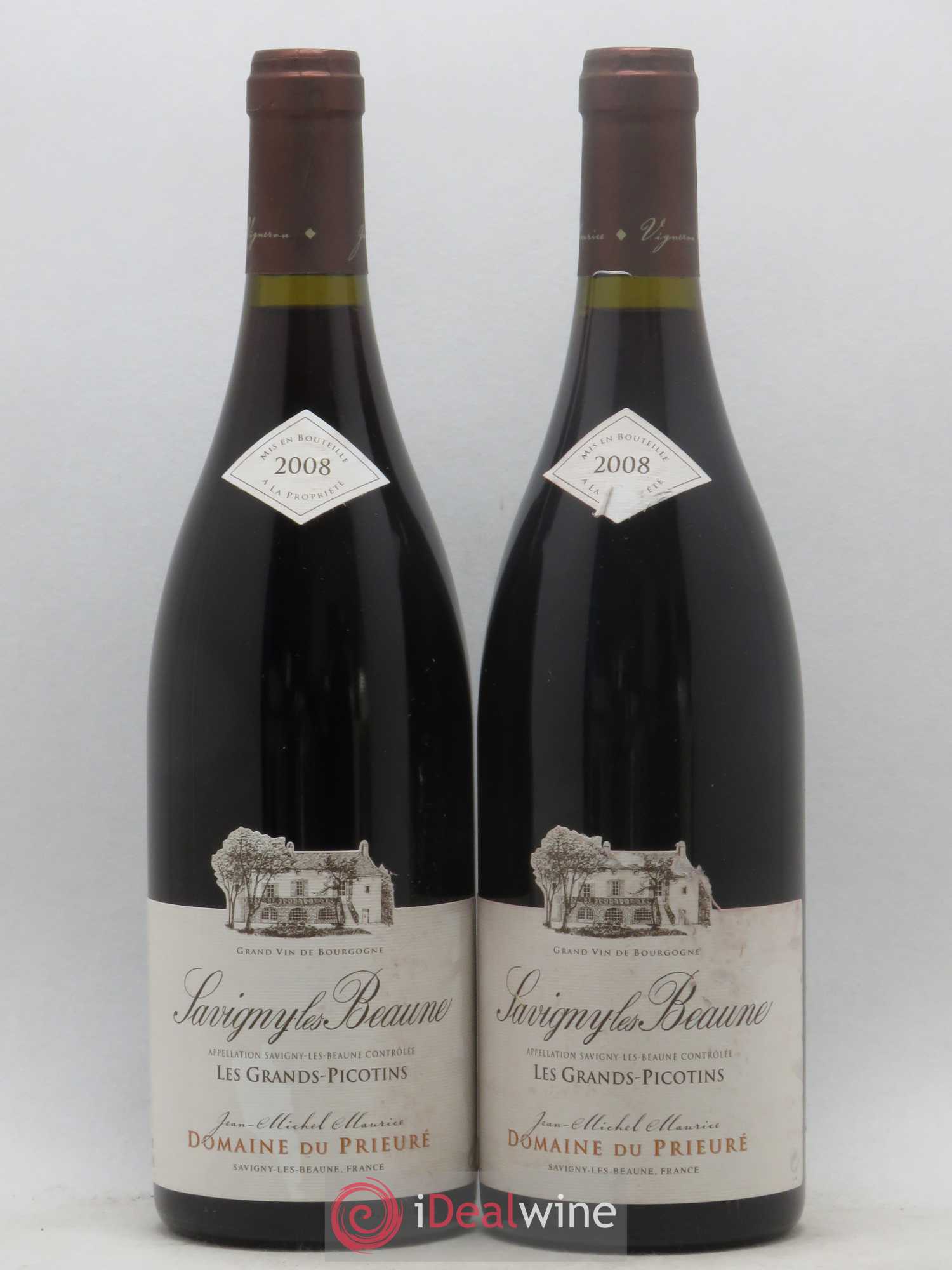 Savigny-lès-Beaune Les Grands Picotins Domaine du Prieuré 2008 - Posten von 2 Flaschen - 0