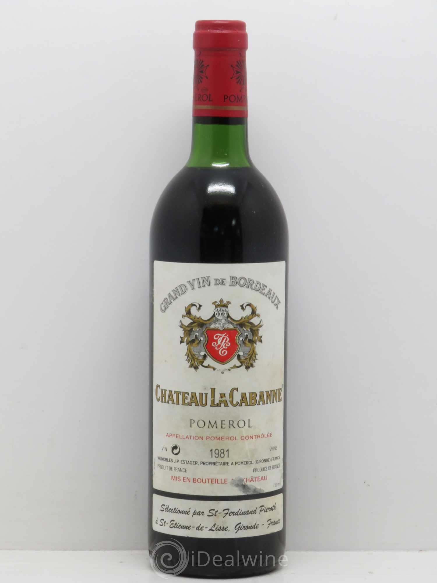 Château la Cabanne 1981 - Lot de 1 bouteille - 0