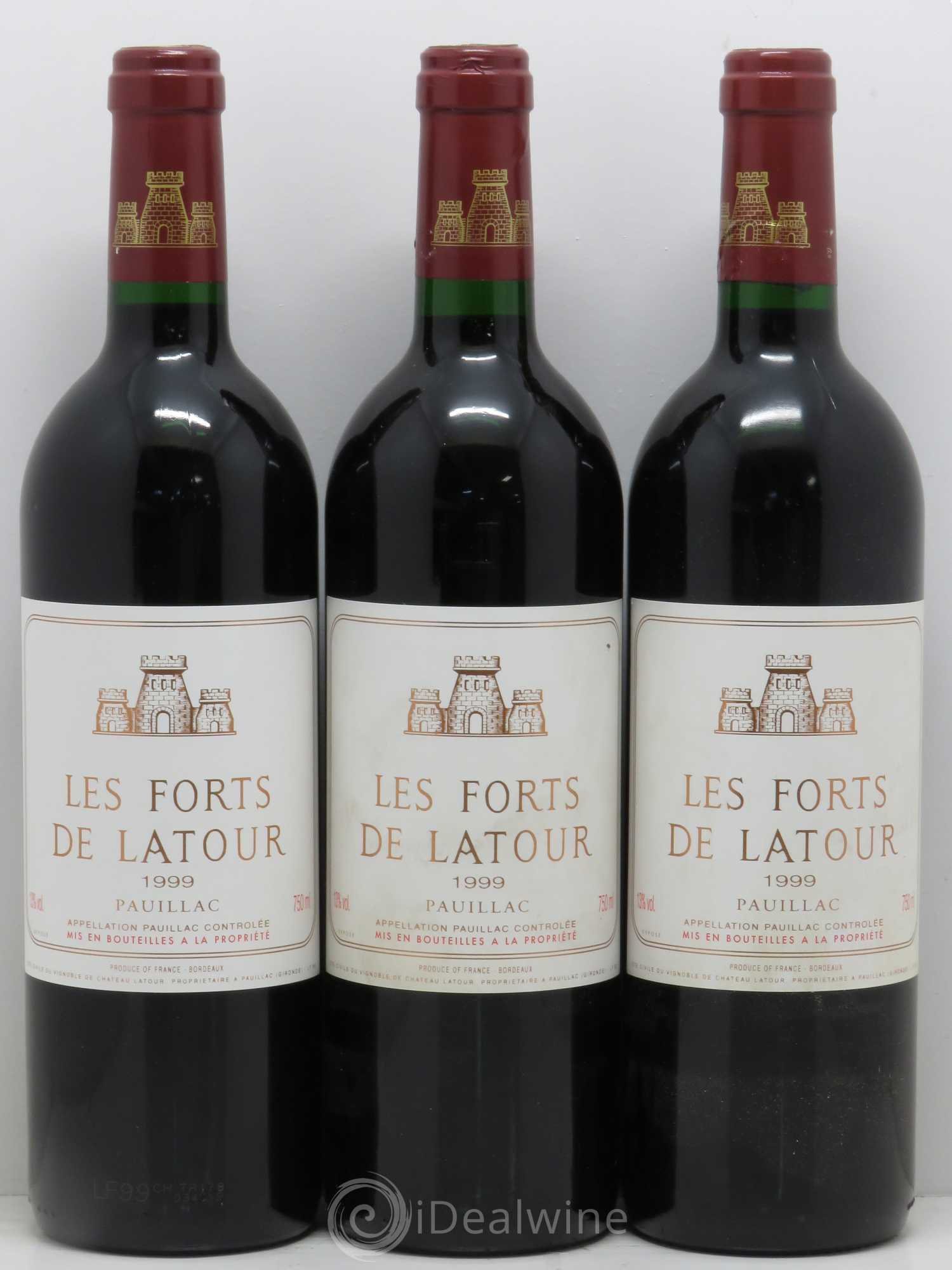 Les Forts de Latour Second Vin 1999 - Lot de 3 bouteilles - 0