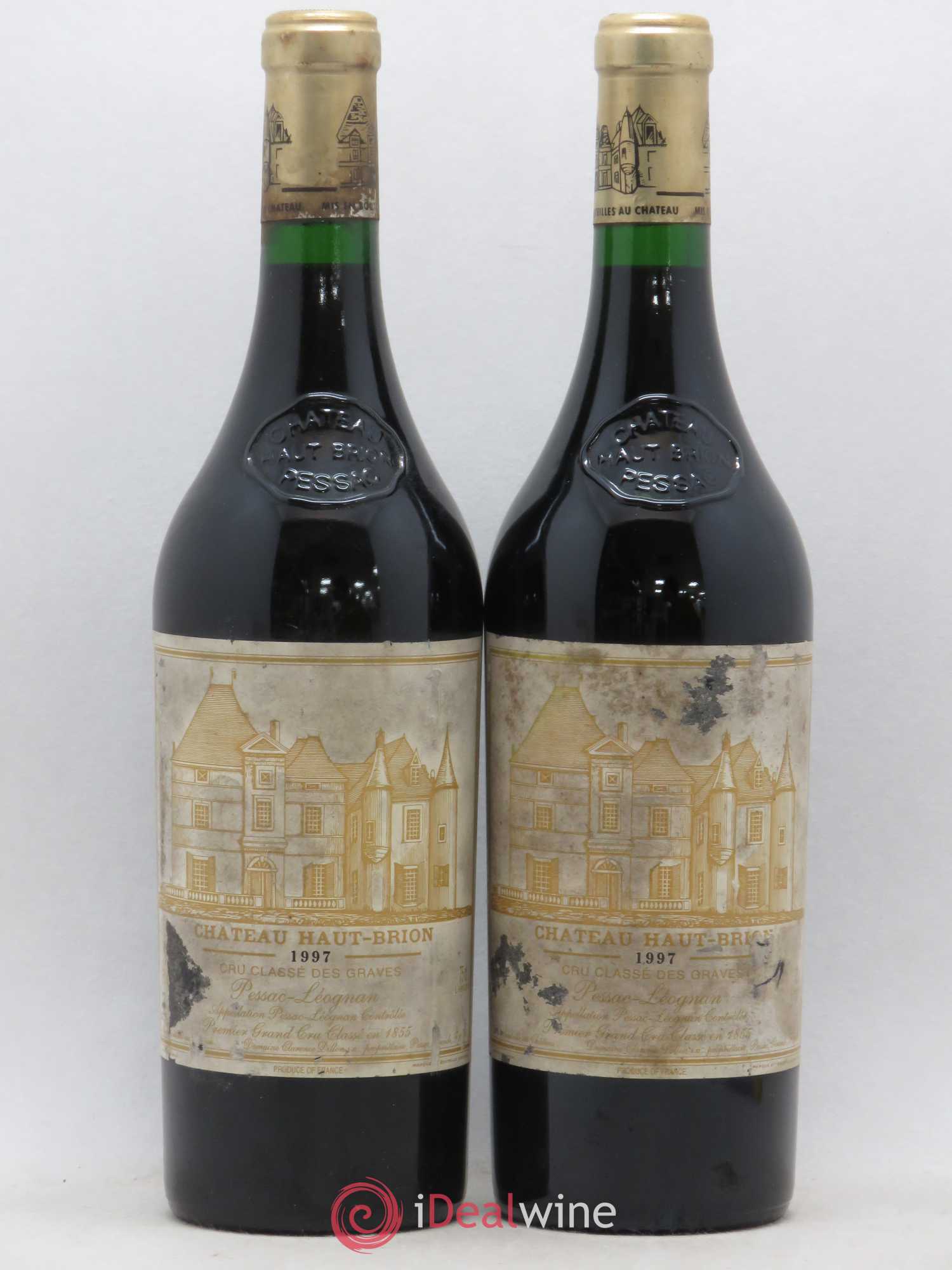 Château Haut Brion 1er Grand Cru Classé 1997 - Lot de 2 bouteilles - 0