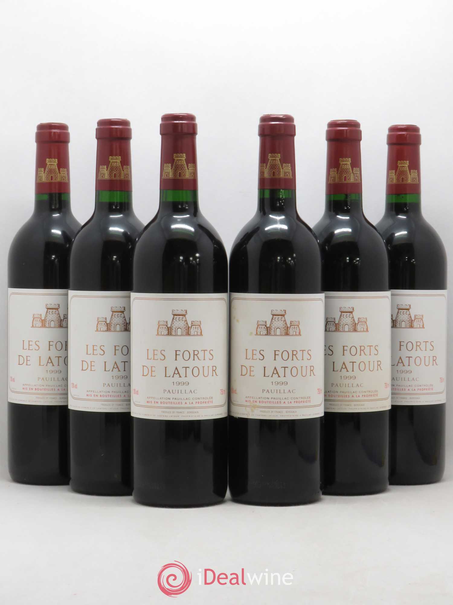 Les Forts de Latour Second Vin 1999 - Lot de 6 bouteilles - 0