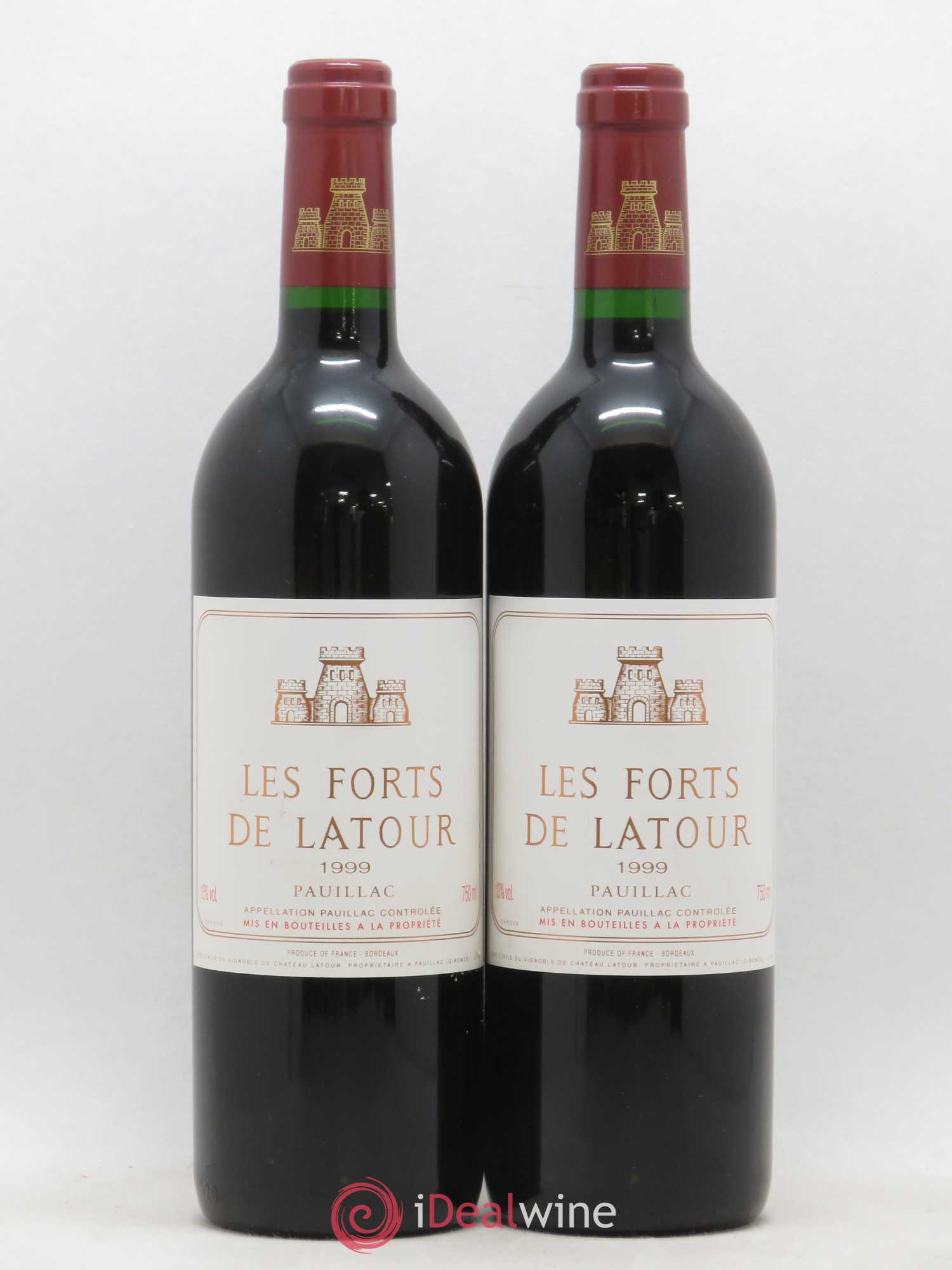 Les Forts de Latour Second Vin 1999 - Lot de 2 bouteilles - 0