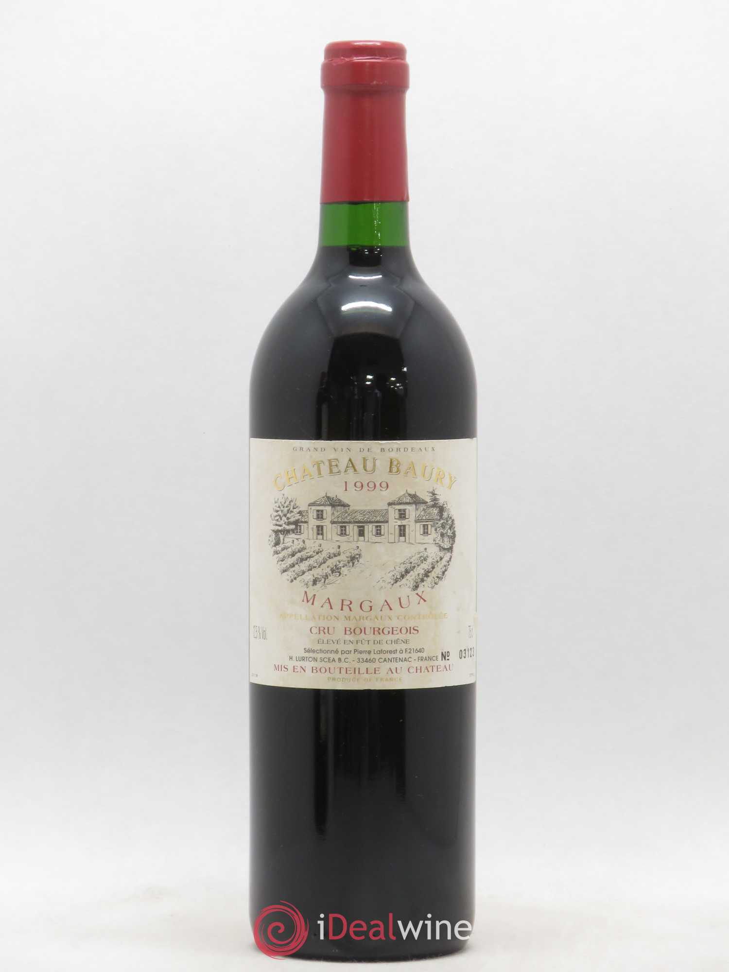 Bordeaux Château Baury 1999 - Posten von 1 Flasche - 0