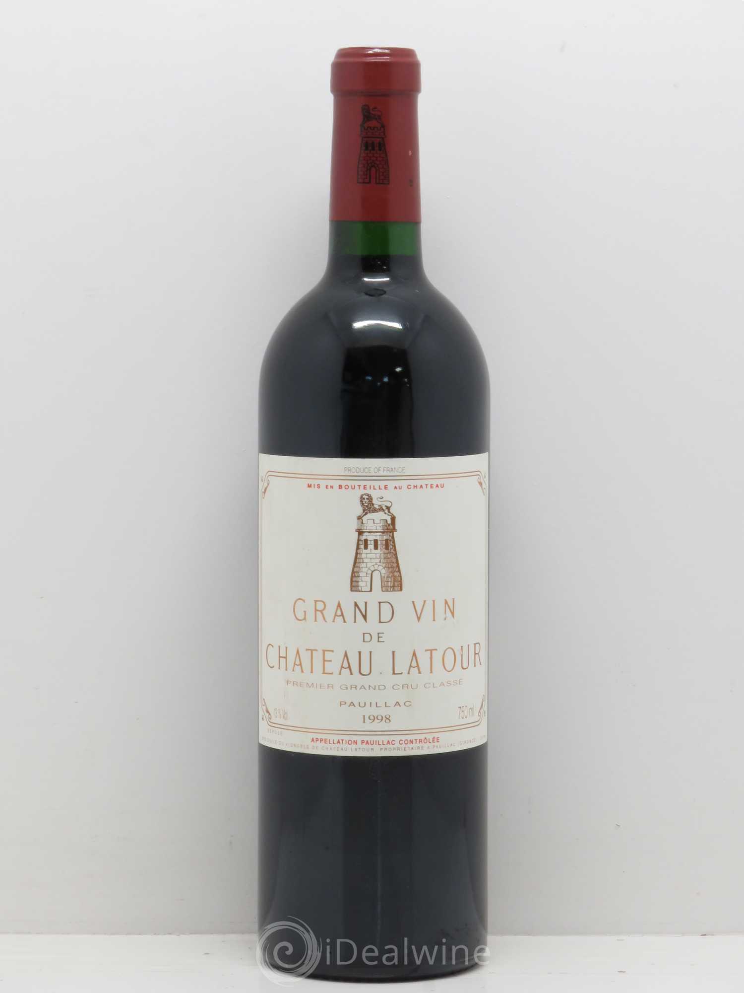 Château Latour 1er Grand Cru Classé 1998 - Lot de 1 bouteille - 0