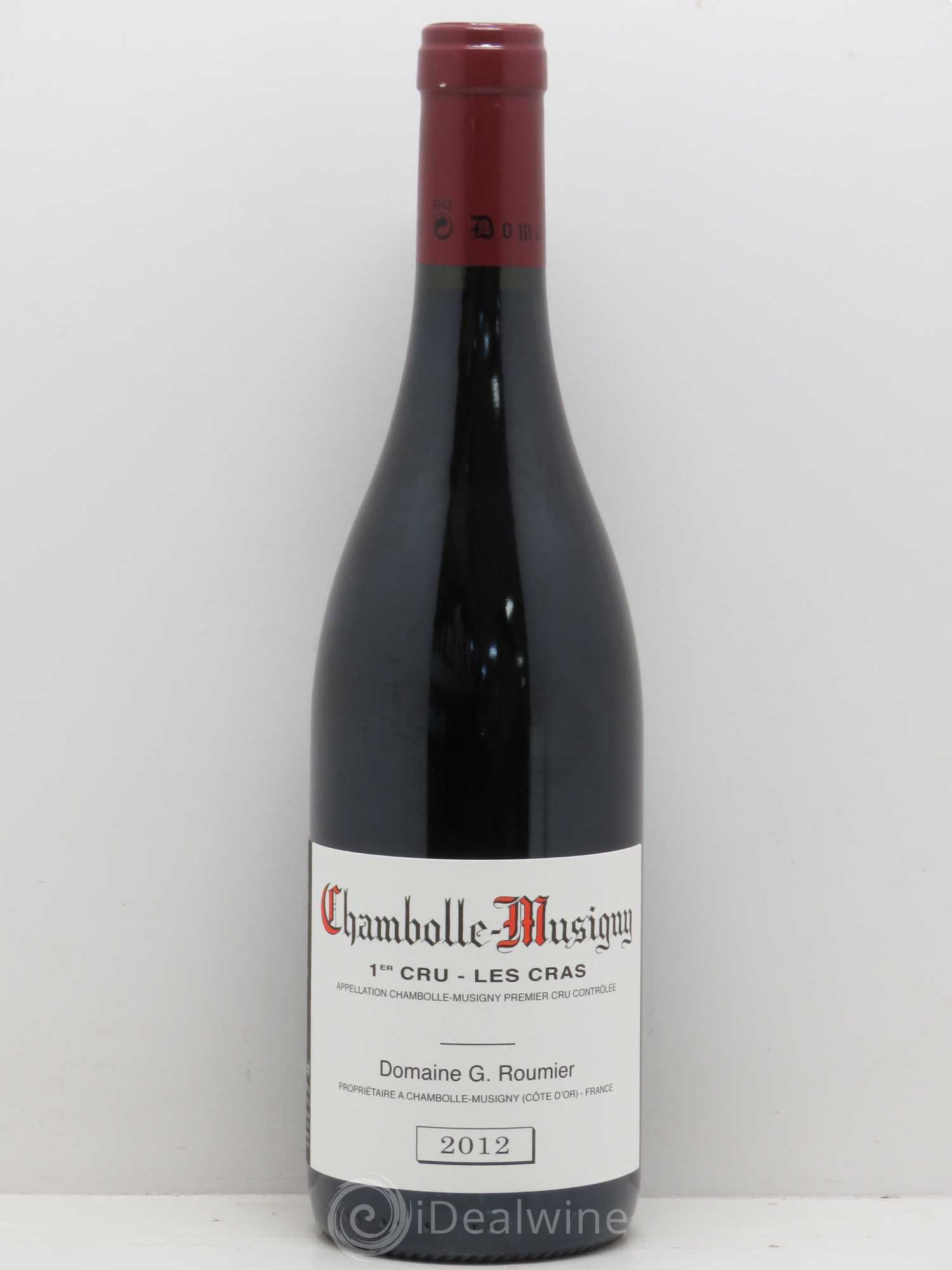 Chambolle-Musigny 1er Cru Les Cras Georges Roumier (Domaine) 2012 - Lot de 1 bouteille - 0