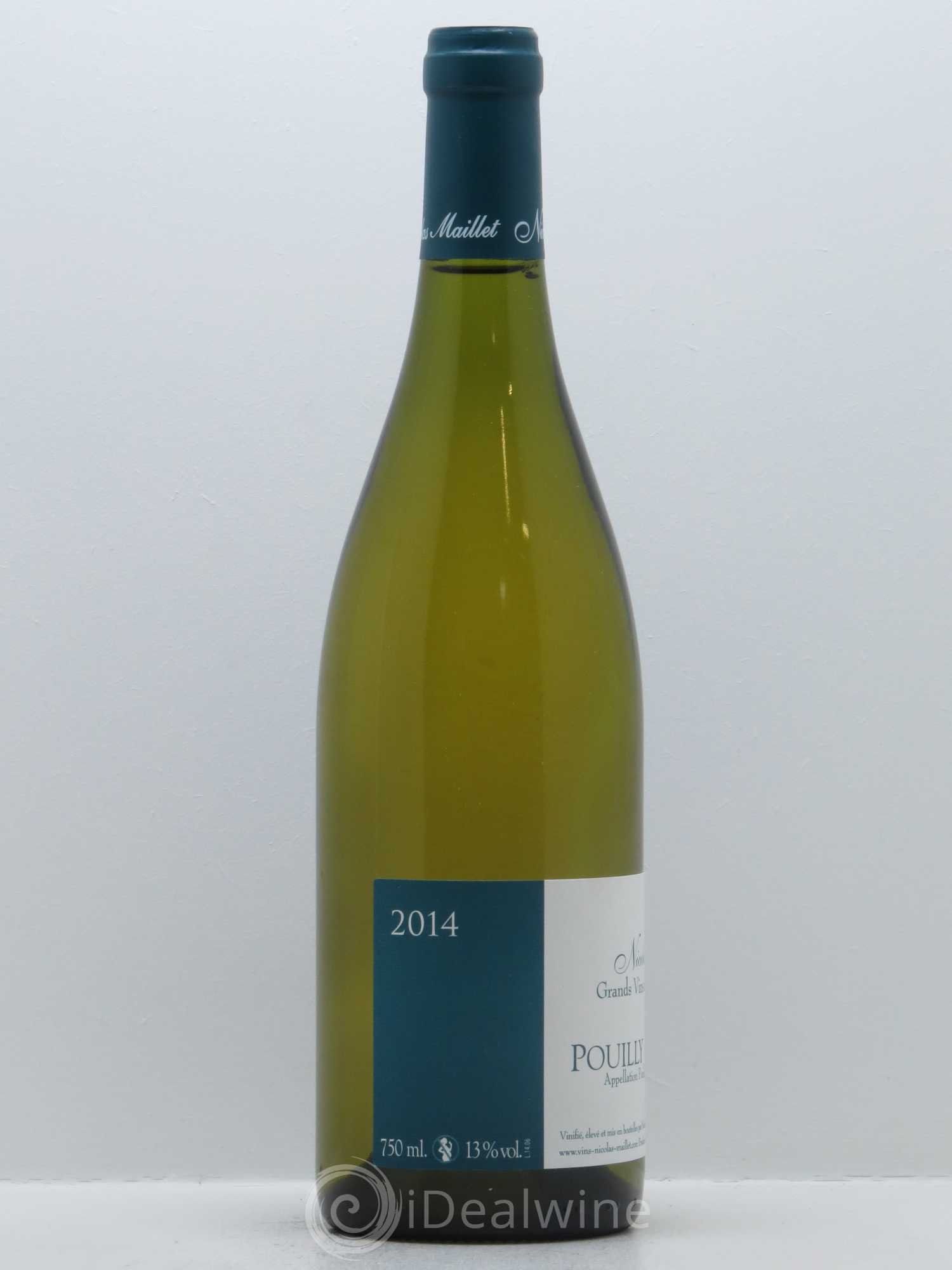 Pouilly-Fuissé Nicolas Maillet 2014 - Lot de 1 bouteille - 2