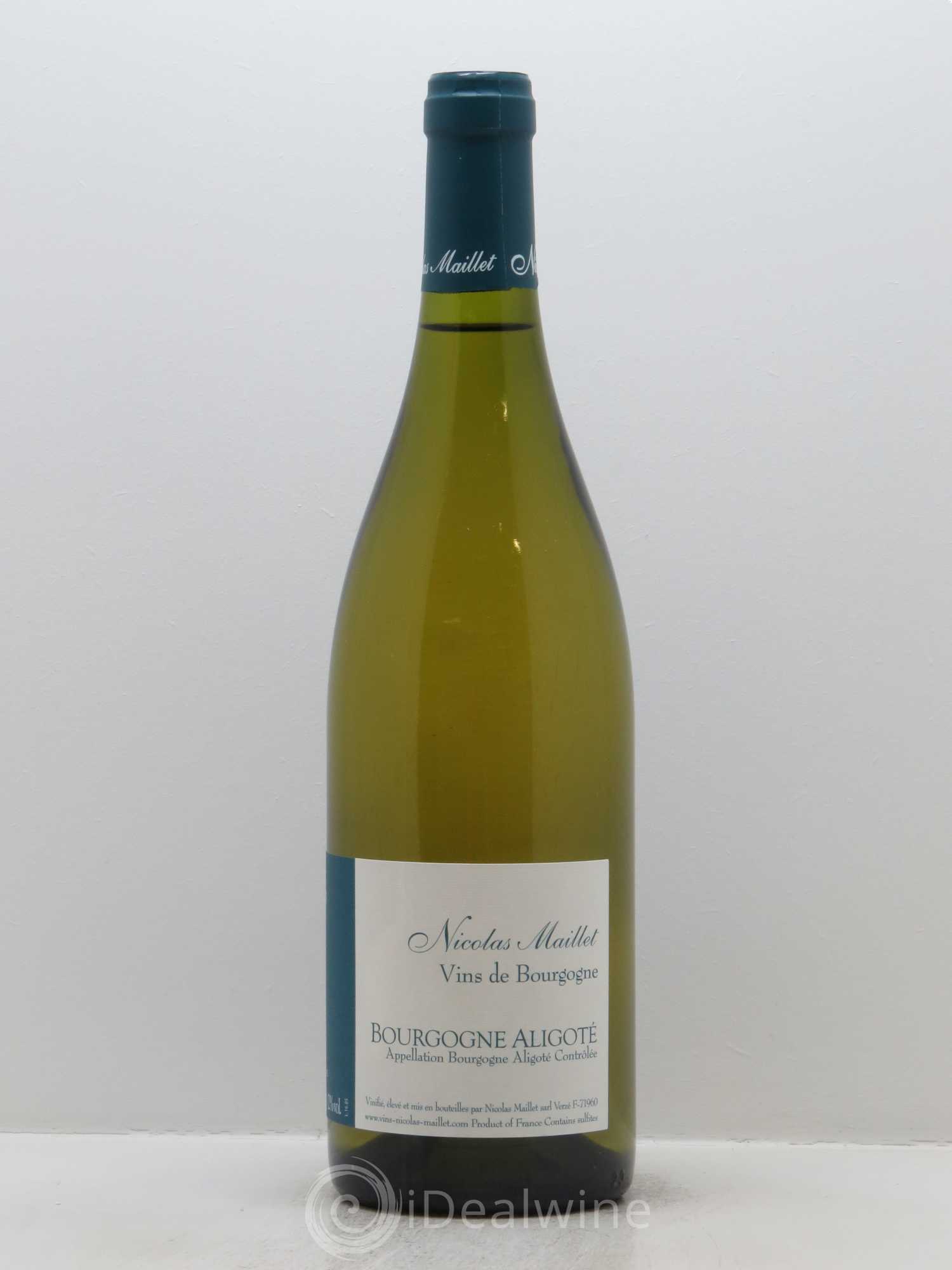 Bourgogne Aligoté Nicolas Maillet 2016 - Lot de 1 bouteille - 0