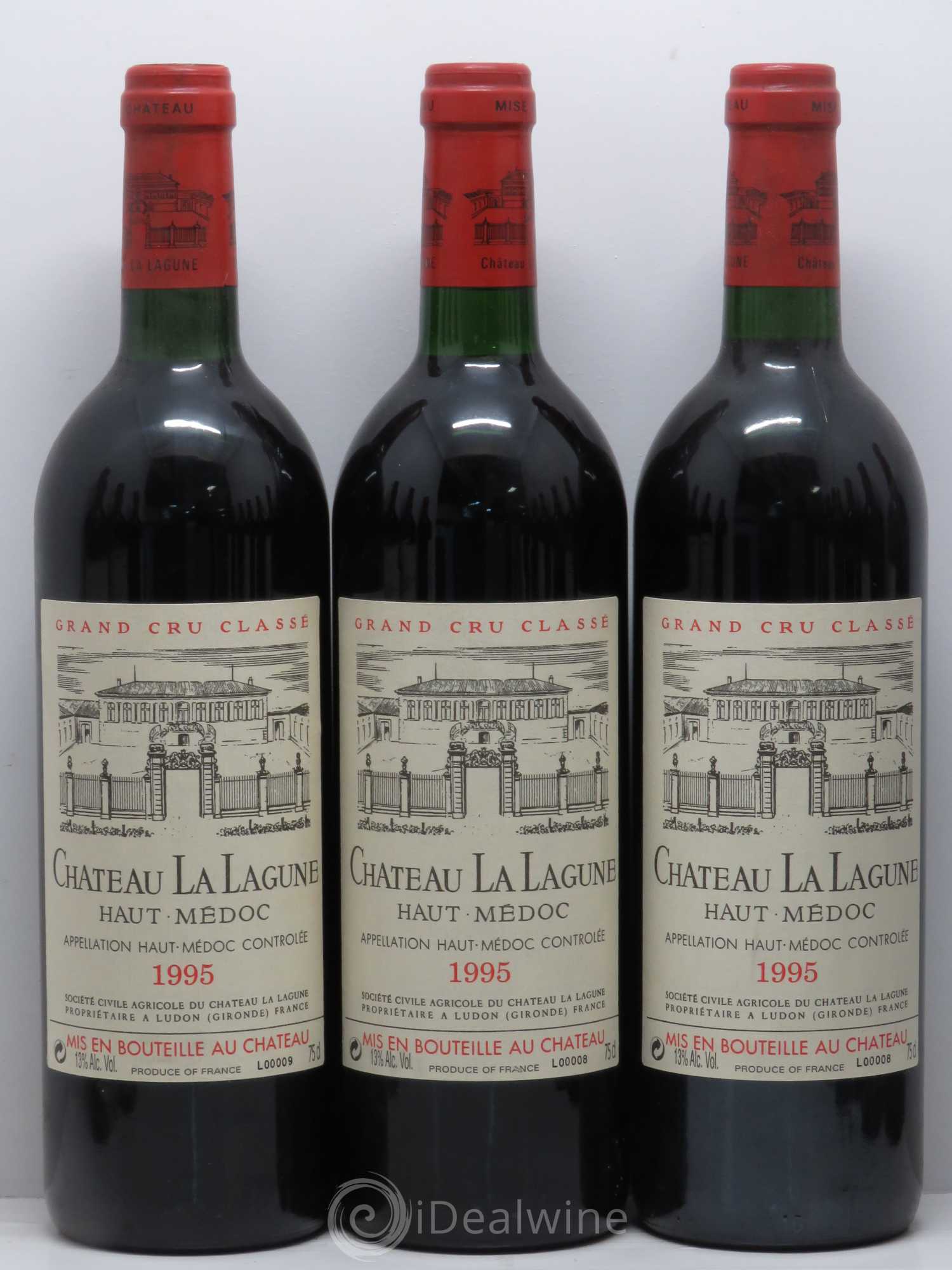Château la Lagune 3ème Grand Cru Classé 1995 - Lot de 12 bouteilles - 1