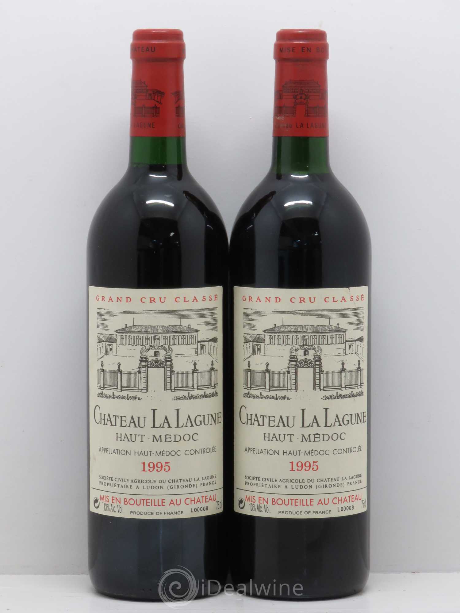 Château la Lagune 3ème Grand Cru Classé 1995 - Lot de 2 bouteilles - 0