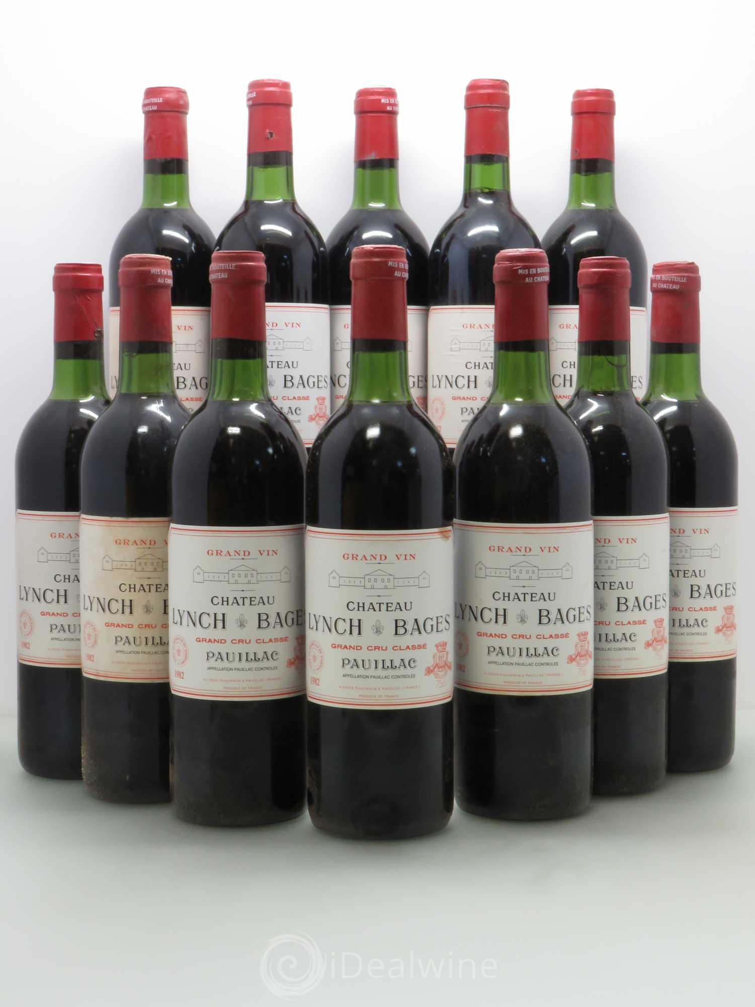 Château Lynch Bages 5ème Grand Cru Classé 1982 - Lot de 12 bouteilles - 0