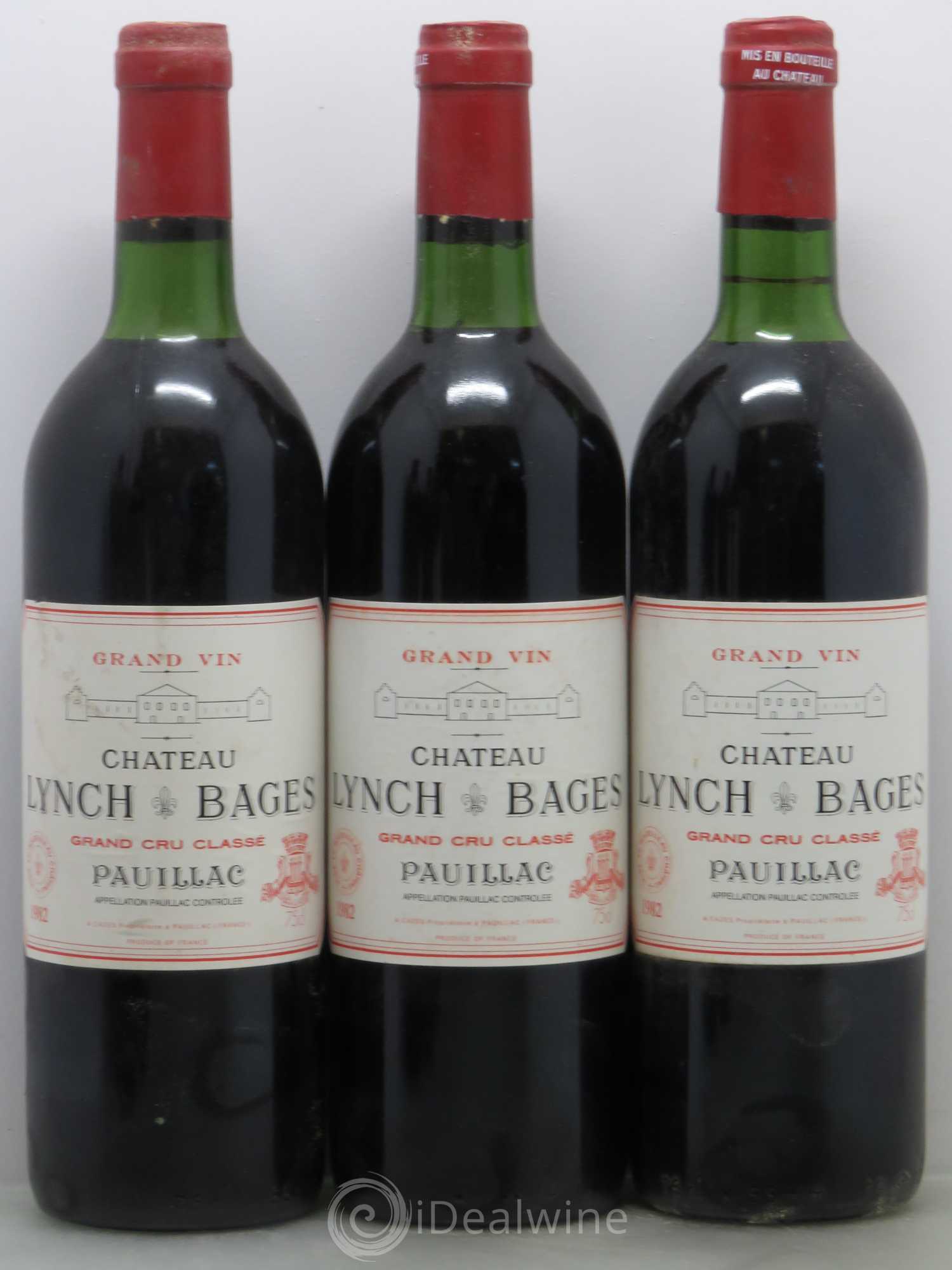 Château Lynch Bages 5ème Grand Cru Classé 1982 - Lot de 6 bouteilles - 1
