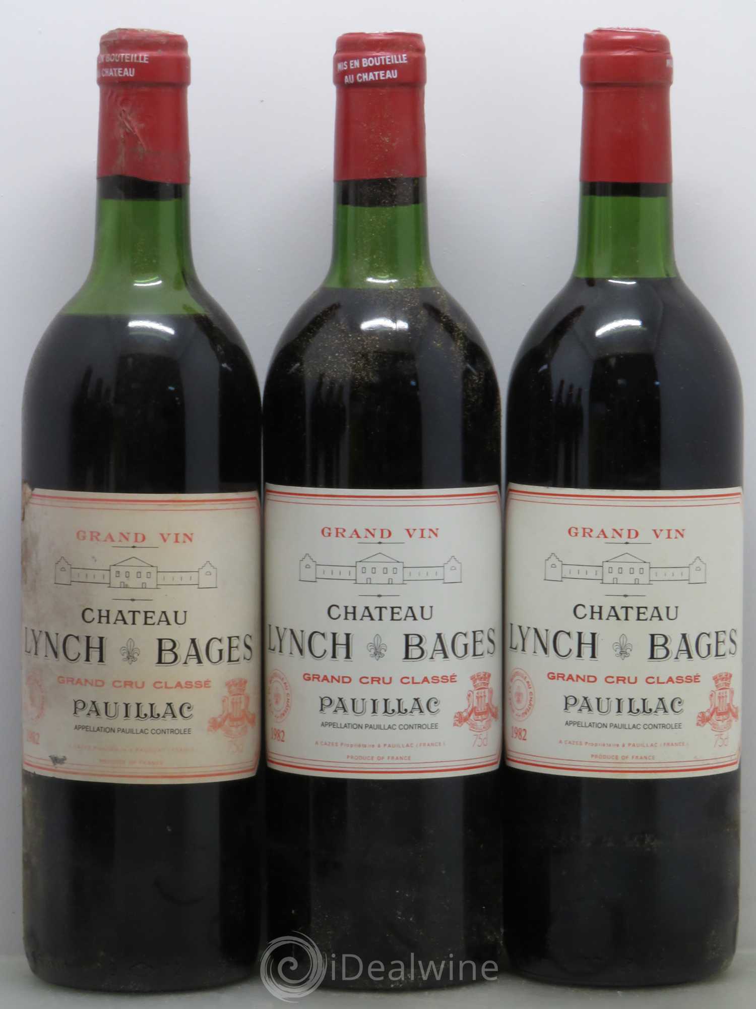 Château Lynch Bages 5ème Grand Cru Classé 1982 - Lot de 12 bouteilles - 3