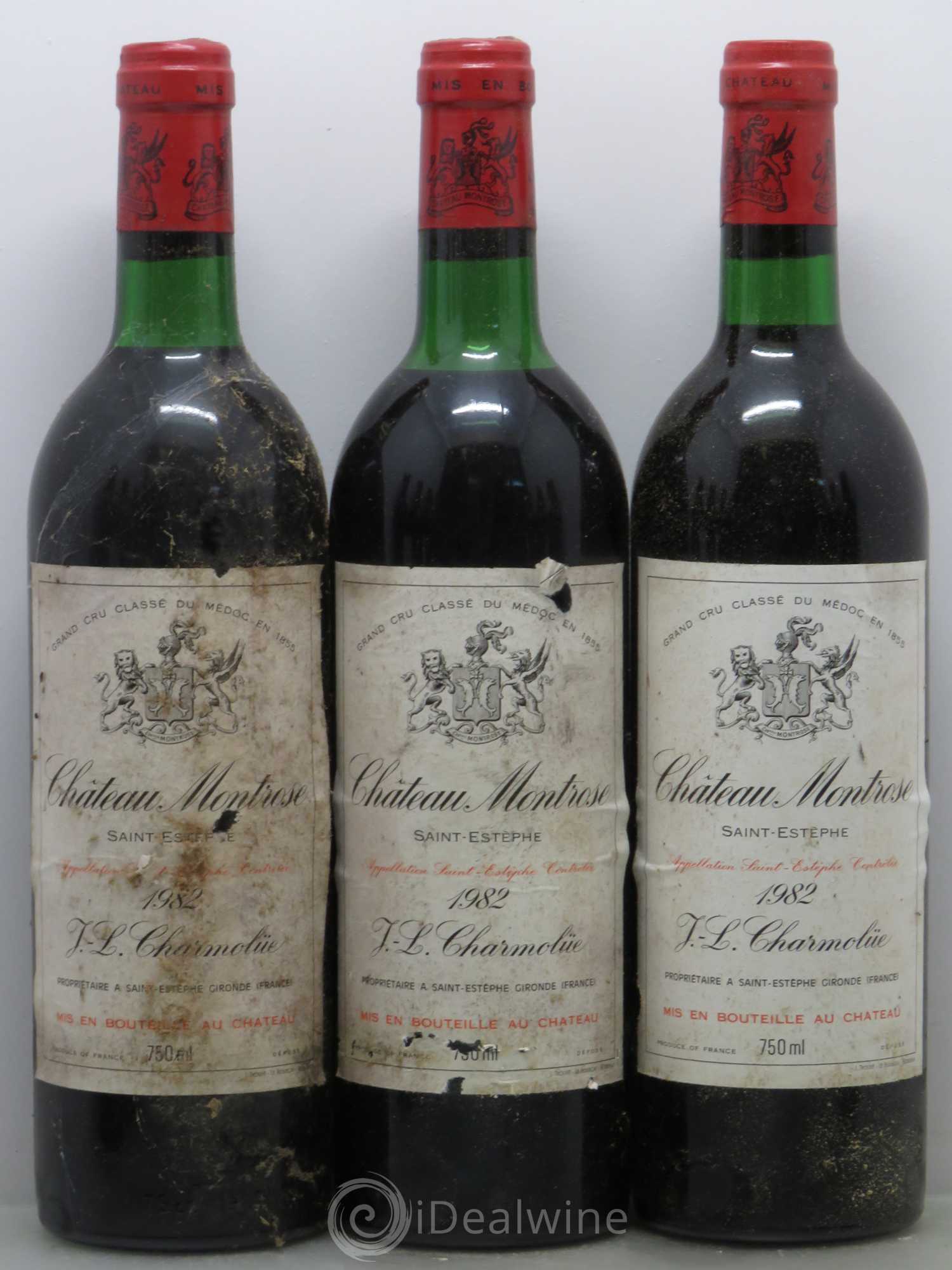 Château Montrose 2ème Grand Cru Classé 1982 - Lot de 12 bouteilles - 1