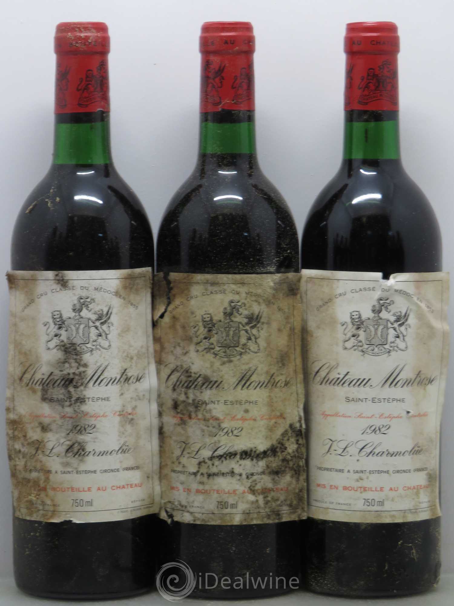 Château Montrose 2ème Grand Cru Classé 1982 - Lot de 12 bouteilles - 1
