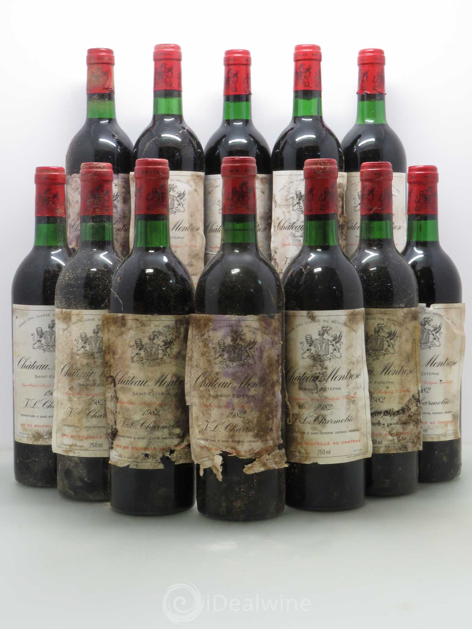 Château Montrose 2ème Grand Cru Classé 1982 - Lot de 12 bouteilles - 0