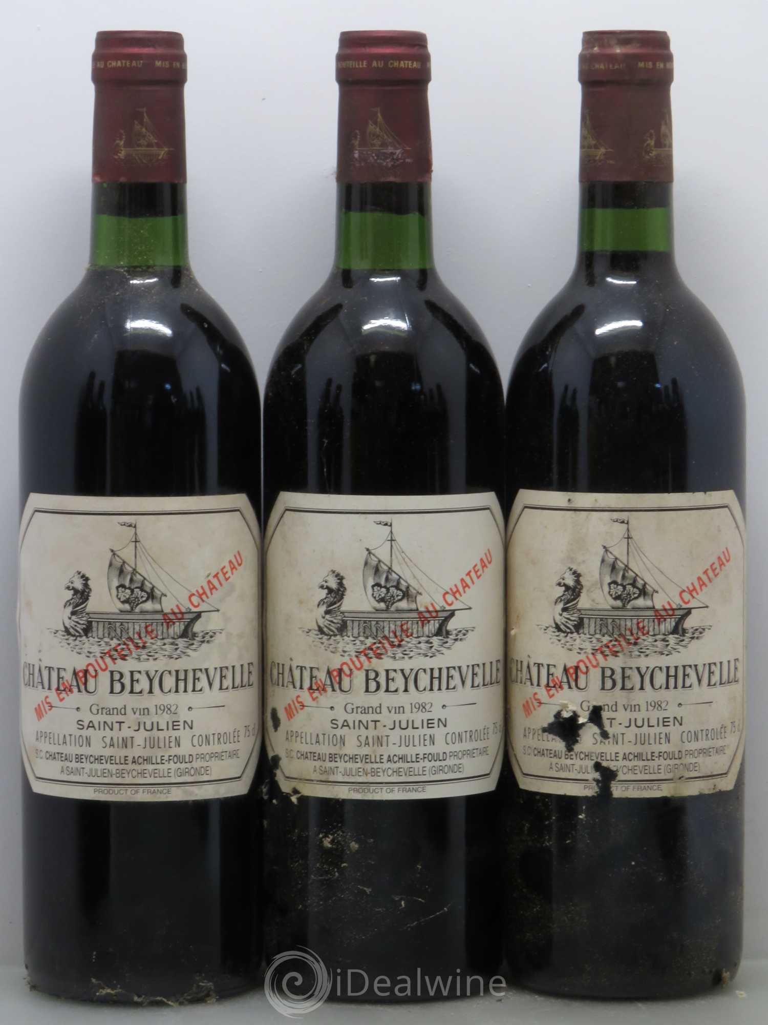 Château Beychevelle 4ème Grand Cru Classé 1982 - Lot de 12 bouteilles - 2