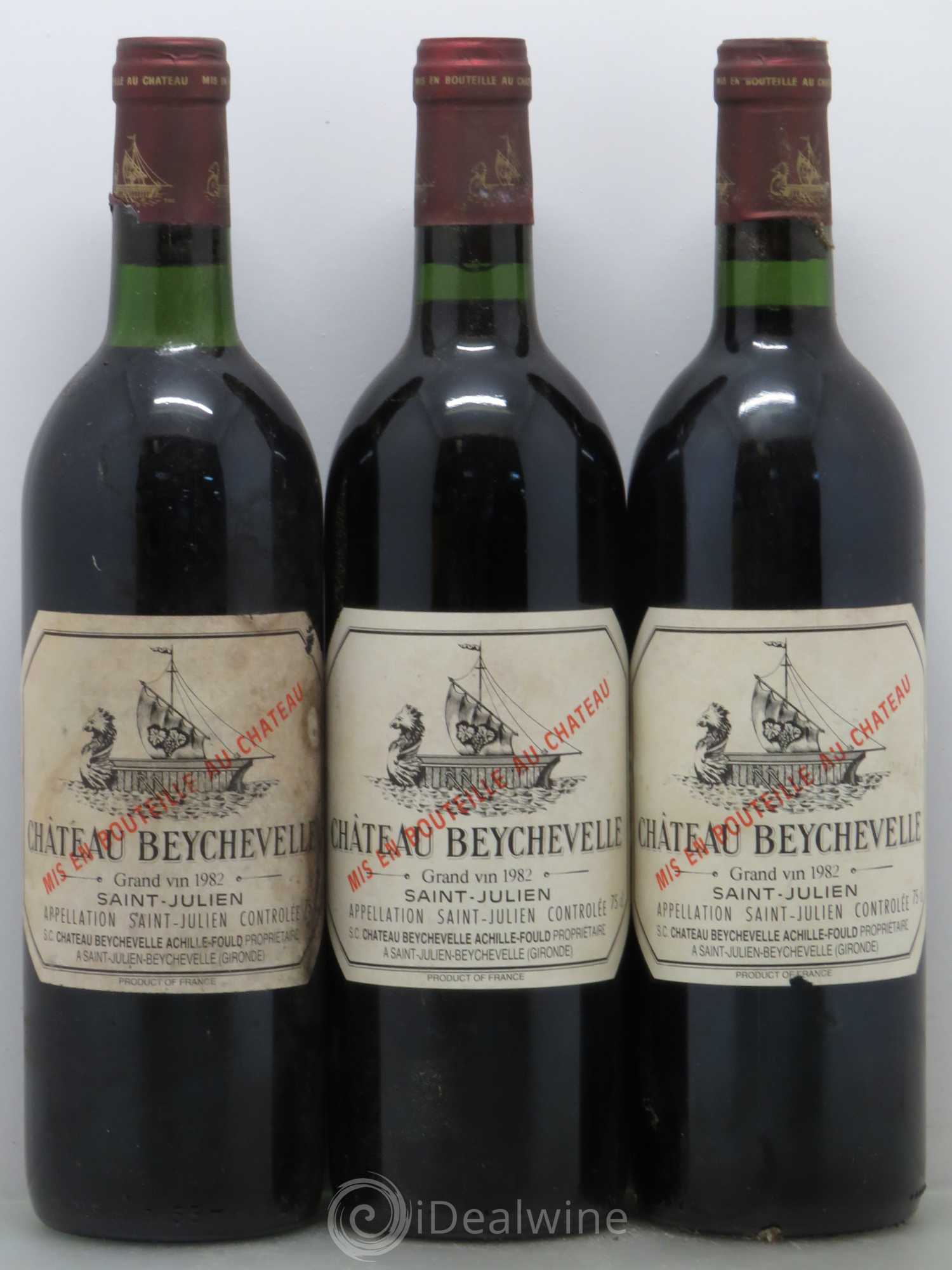Château Beychevelle 4ème Grand Cru Classé 1982 - Lot de 12 bouteilles - 4