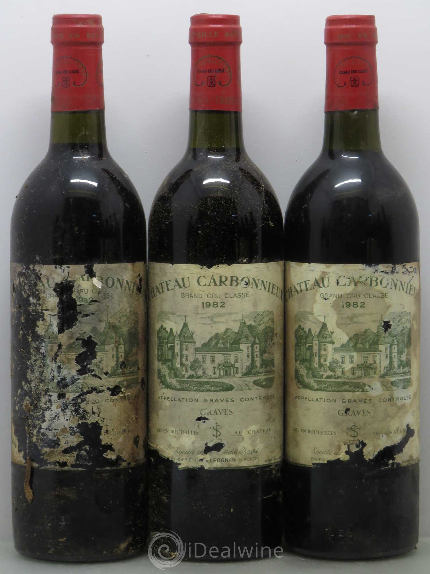 Château Carbonnieux Cru Classé de Graves 1982 - Lot de 12 bouteilles - 2