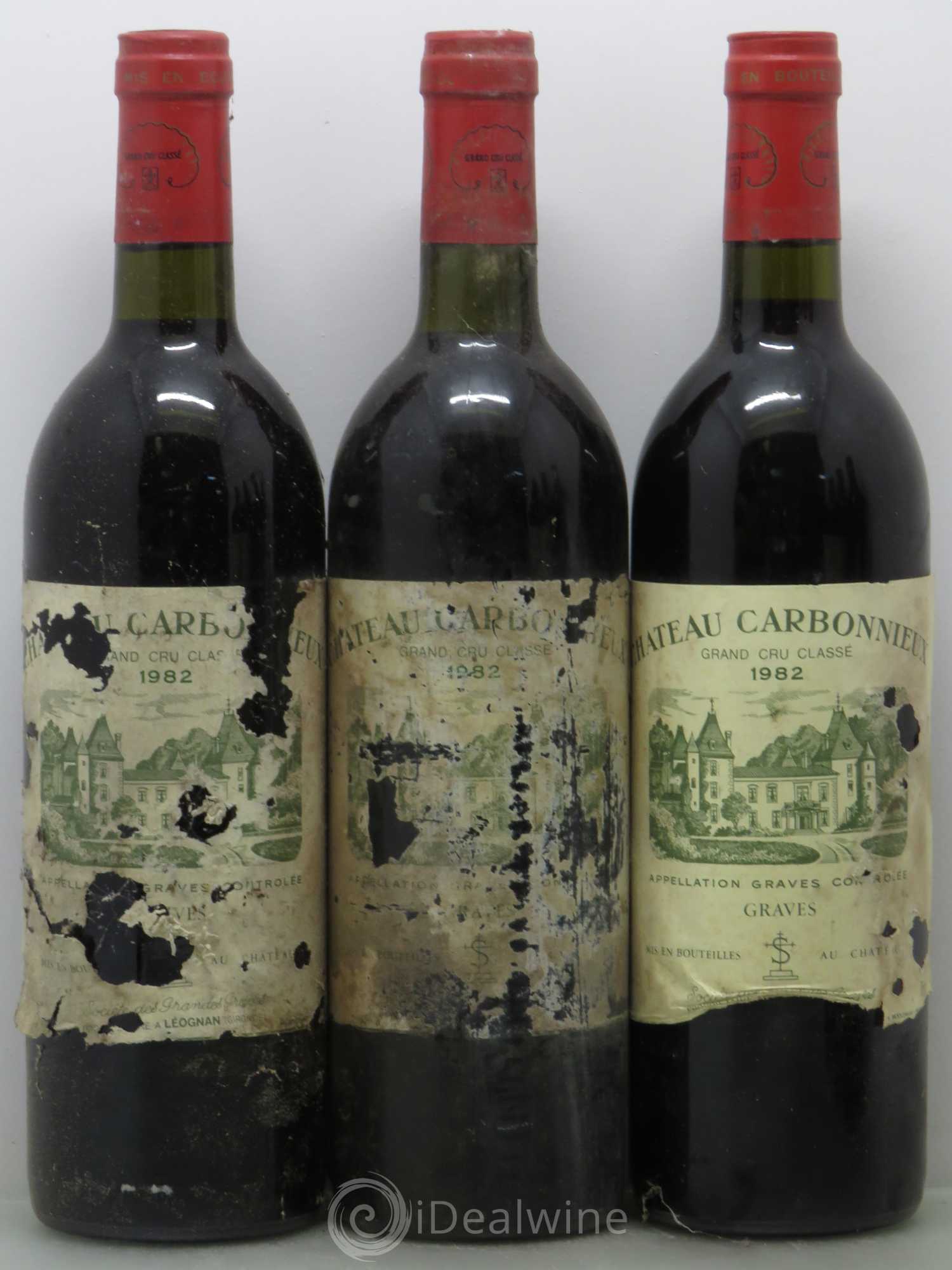 Château Carbonnieux Cru Classé de Graves 1982 - Lot de 12 bouteilles - 3