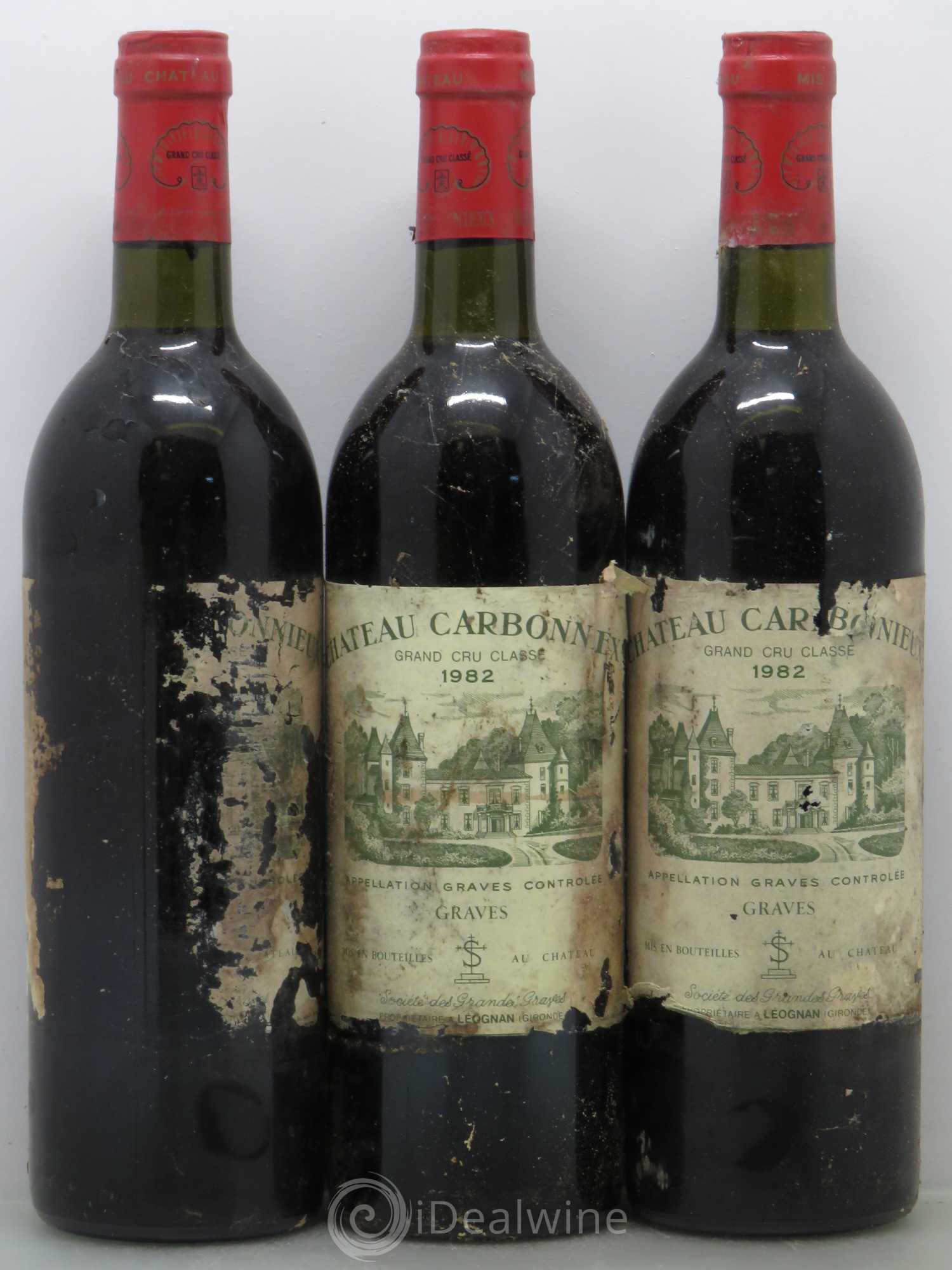 Château Carbonnieux Cru Classé de Graves 1982 - Lot de 12 bouteilles - 4