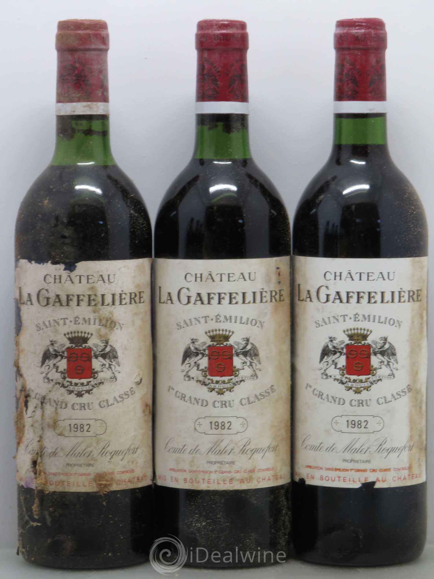 Château la Gaffelière 1er Grand Cru Classé B 1982 - Lot de 12 bouteilles - 3