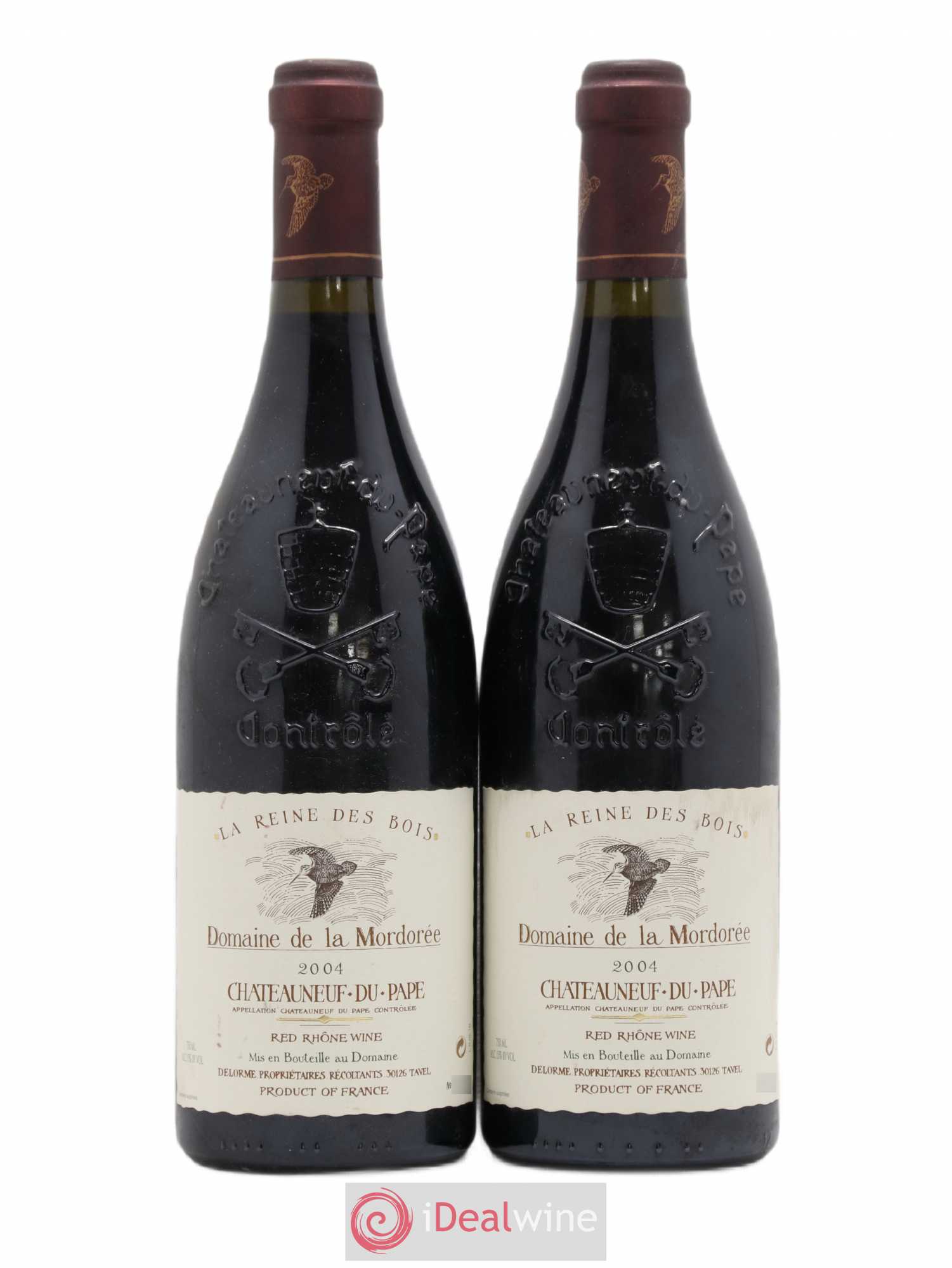 Châteauneuf-du-Pape Cuvée de la Reine des Bois La Mordorée (Domaine de) 2004 - Lot de 2 bouteilles - 0