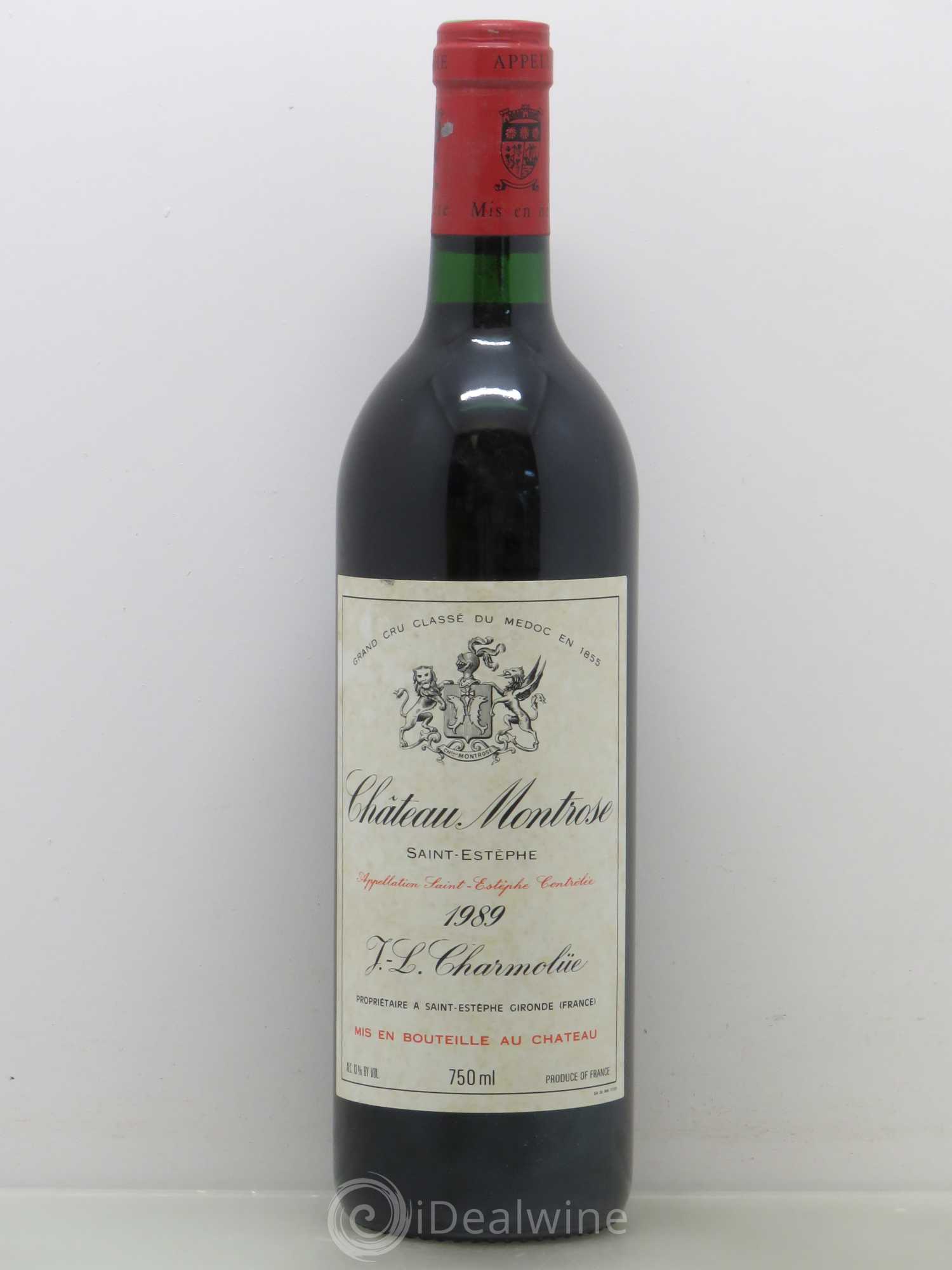 Château Montrose 2ème Grand Cru Classé 1989 - Lot de 1 bouteille - 0
