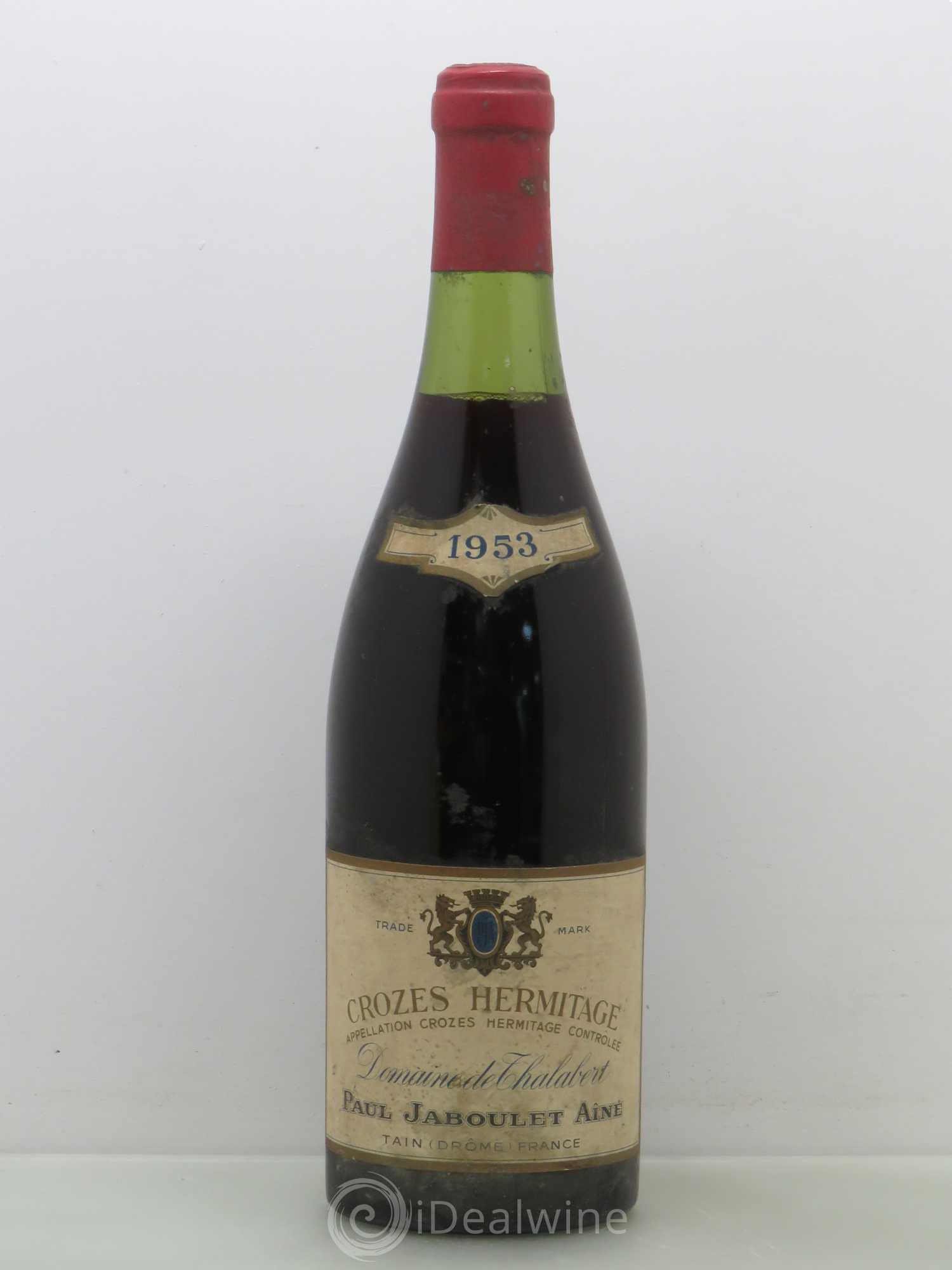 Crozes-Hermitage Domaine de Thalabert Paul Jaboulet Ainé 1953 - Lot de 1 bouteille - 0