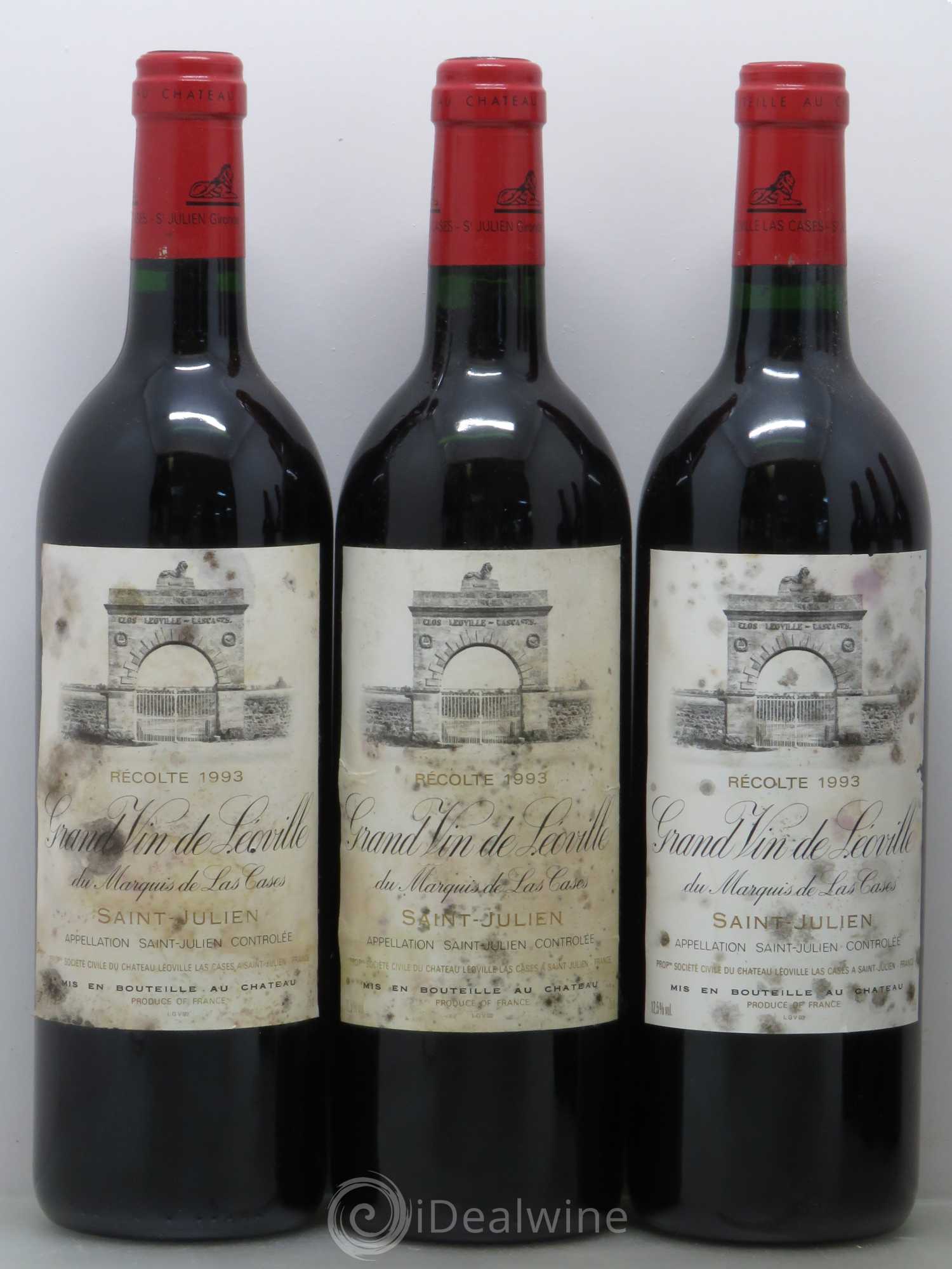 Château Léoville Las Cases 2ème Grand Cru Classé 1993 - Lot de 12 bouteilles - 3