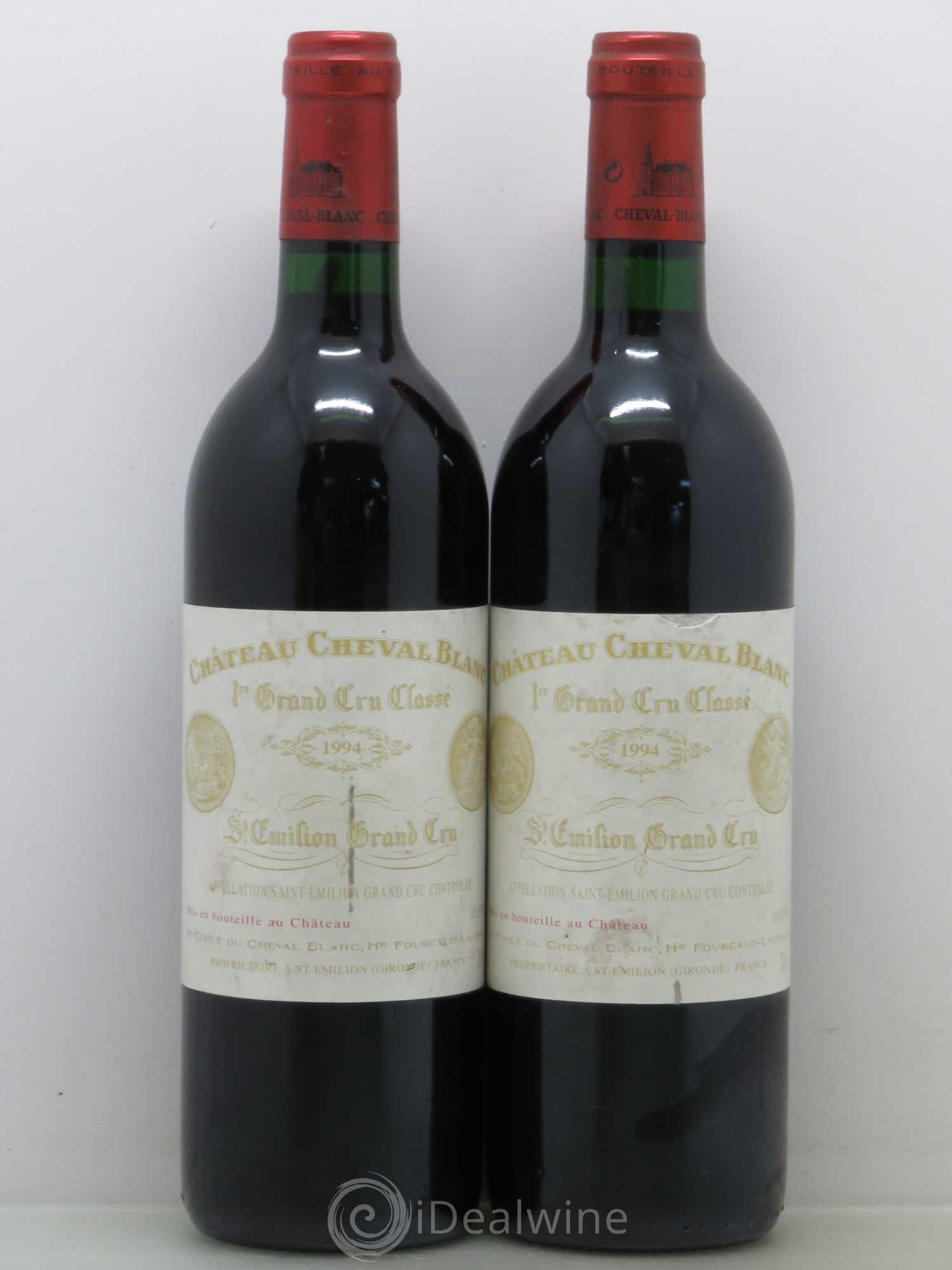 Château Cheval Blanc 1er Grand Cru Classé A 1994 - Lot de 2 bouteilles - 0