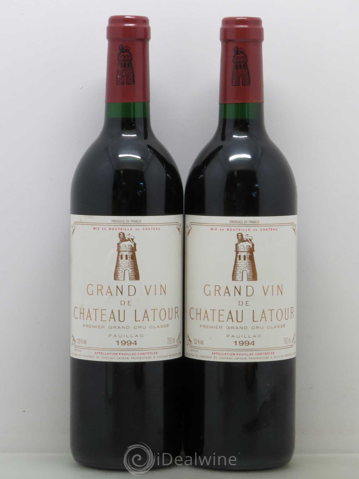 Château Latour 1er Grand Cru Classé 1994 - Lot de 2 bouteilles - 0