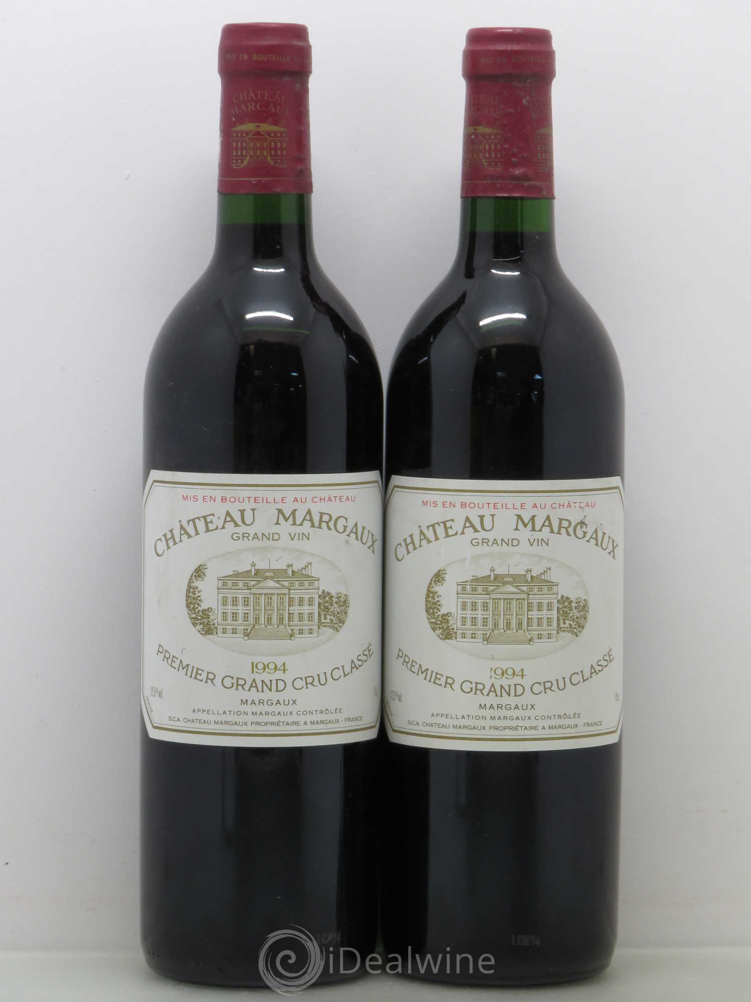 Château Margaux 1er Grand Cru Classé 1994 - Lot de 2 bouteilles - 0