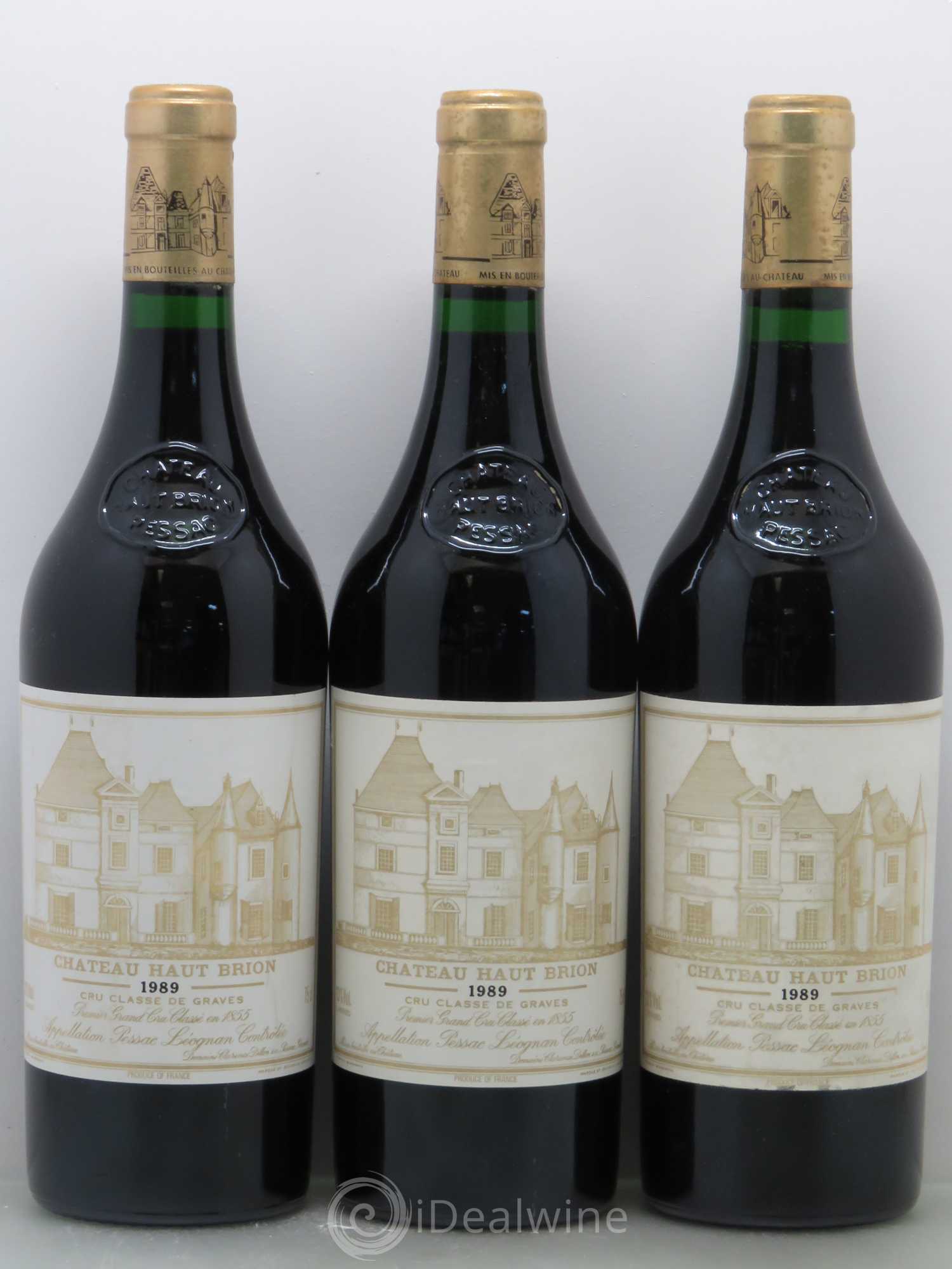 Château Haut Brion 1er Grand Cru Classé 1989 - Lot de 12 bouteilles - 1