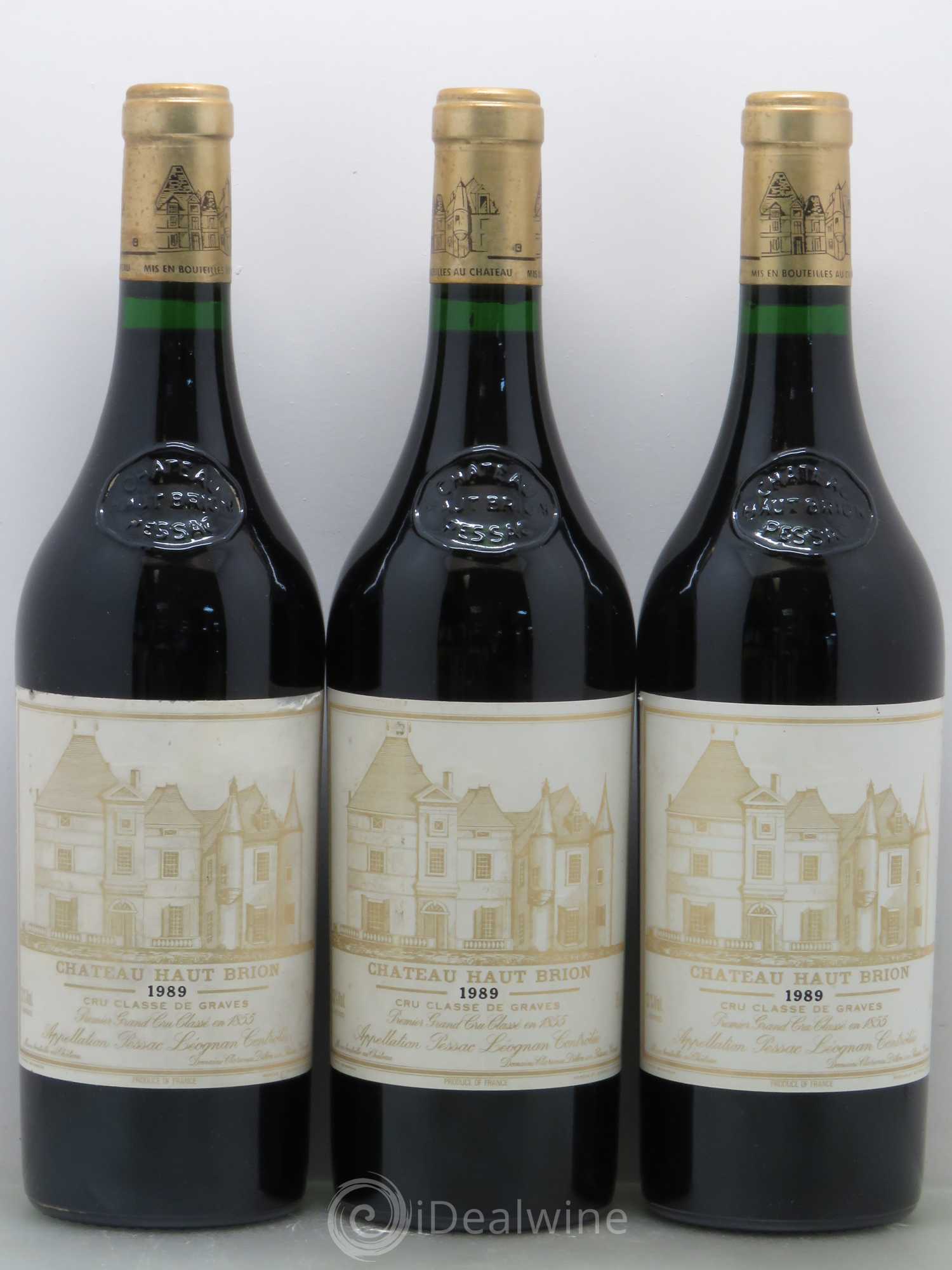Château Haut Brion 1er Grand Cru Classé 1989 - Lot de 12 bouteilles - 2