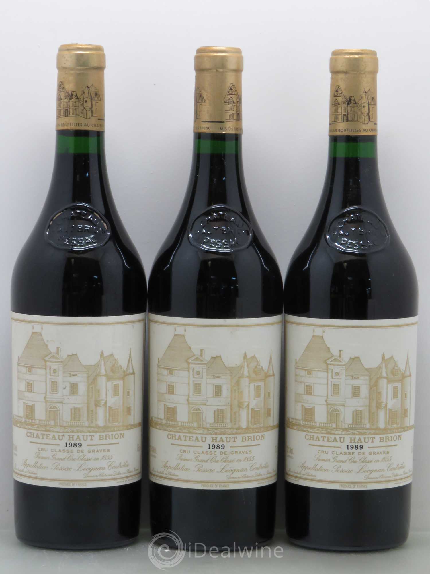 Château Haut Brion 1er Grand Cru Classé 1989 - Lot de 12 bouteilles - 4