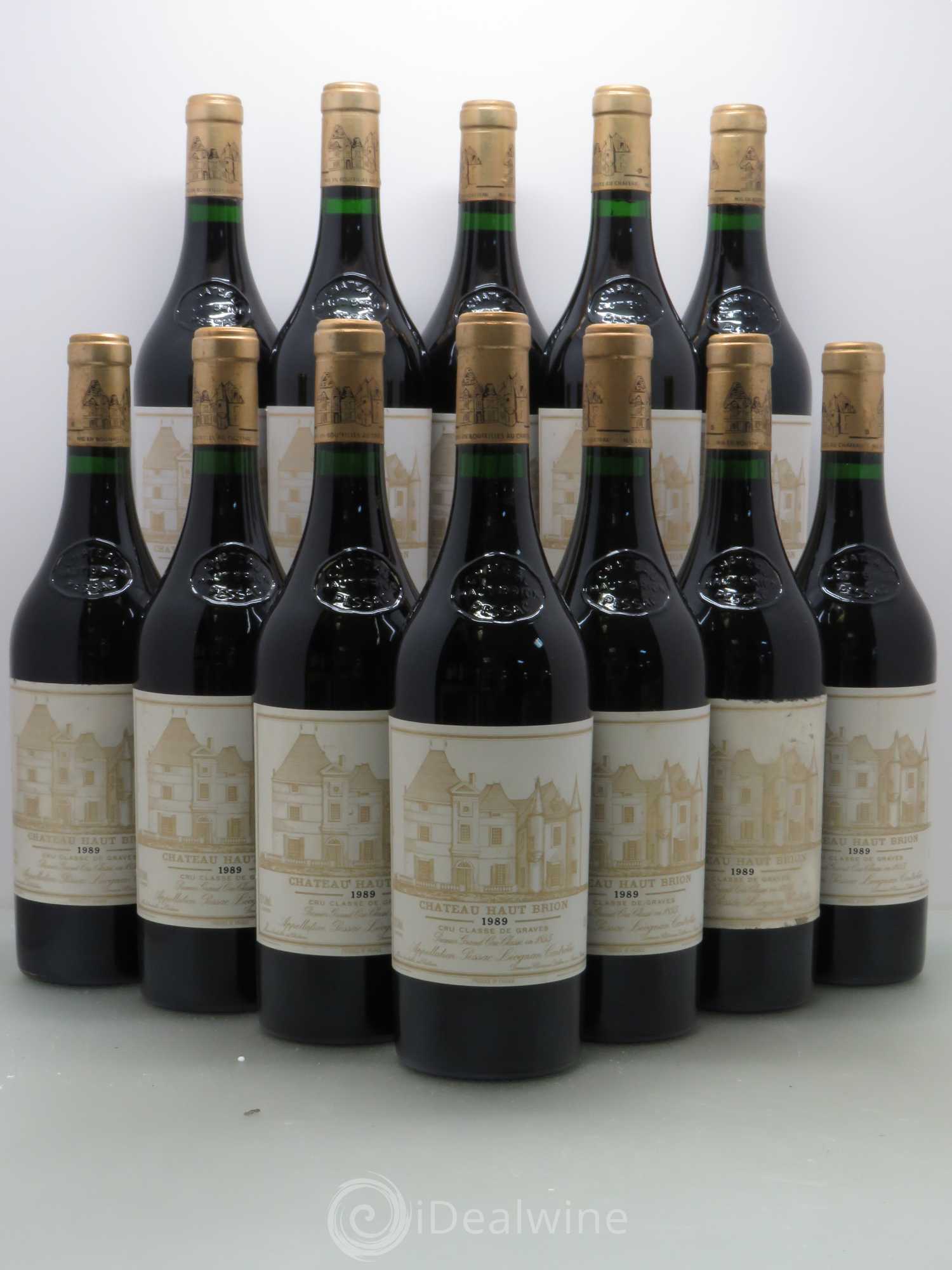 Château Haut Brion 1er Grand Cru Classé 1989 - Lot de 12 bouteilles - 0