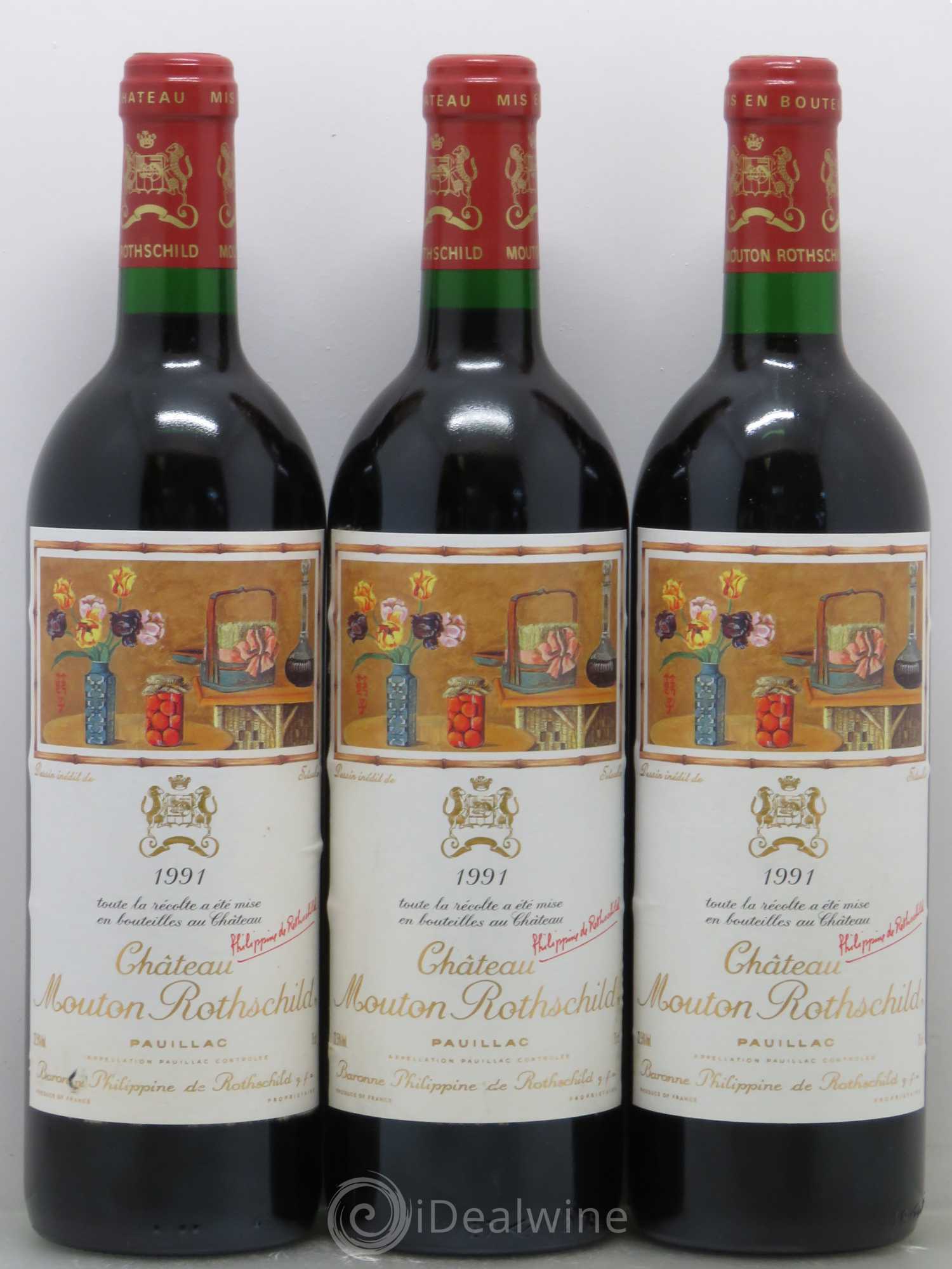 Château Mouton Rothschild 1er Grand Cru Classé 1991 - Lot de 12 bouteilles - 7