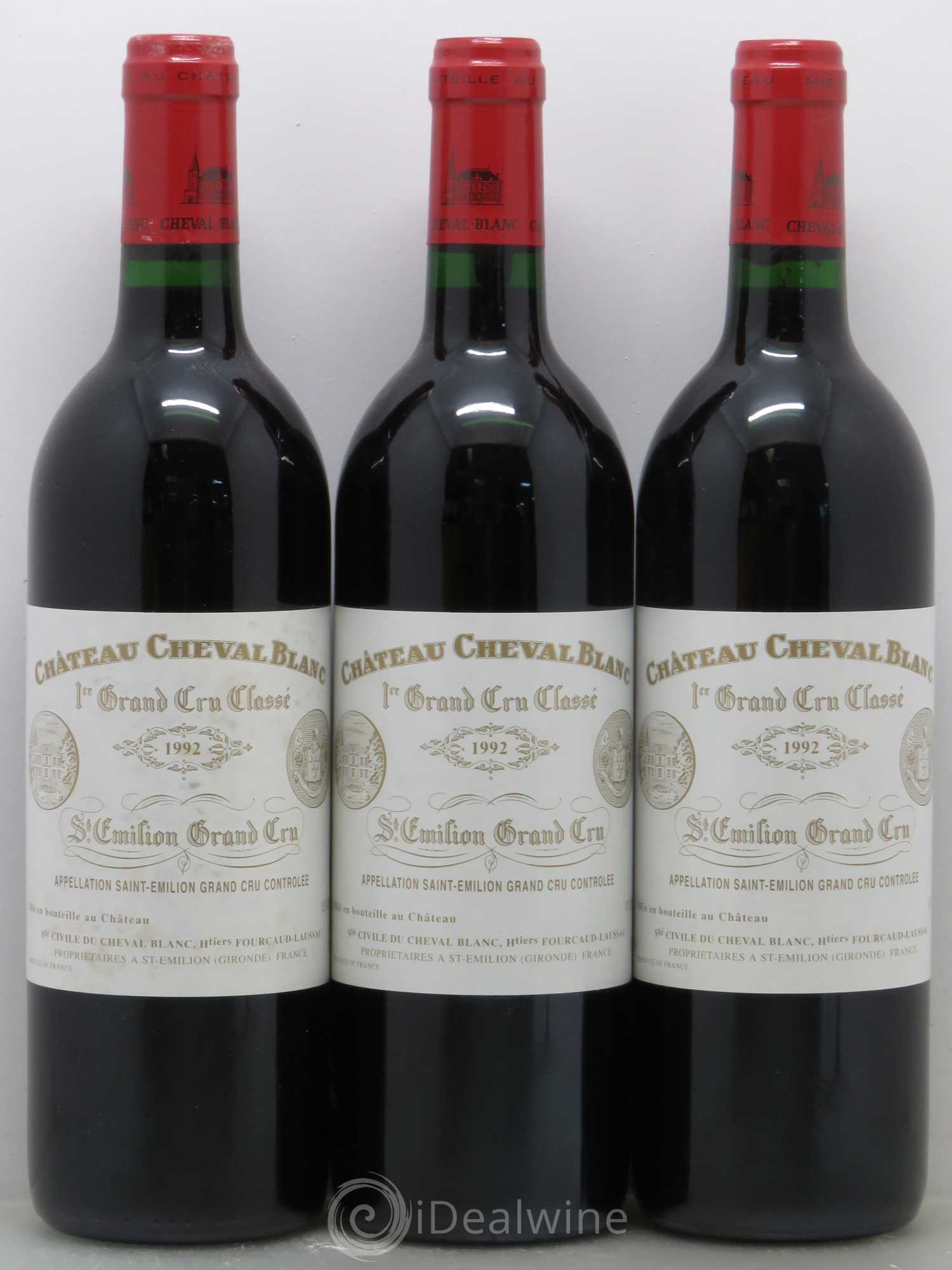 Château Cheval Blanc 1er Grand Cru Classé A 1992 - Lot de 12 bouteilles - 2