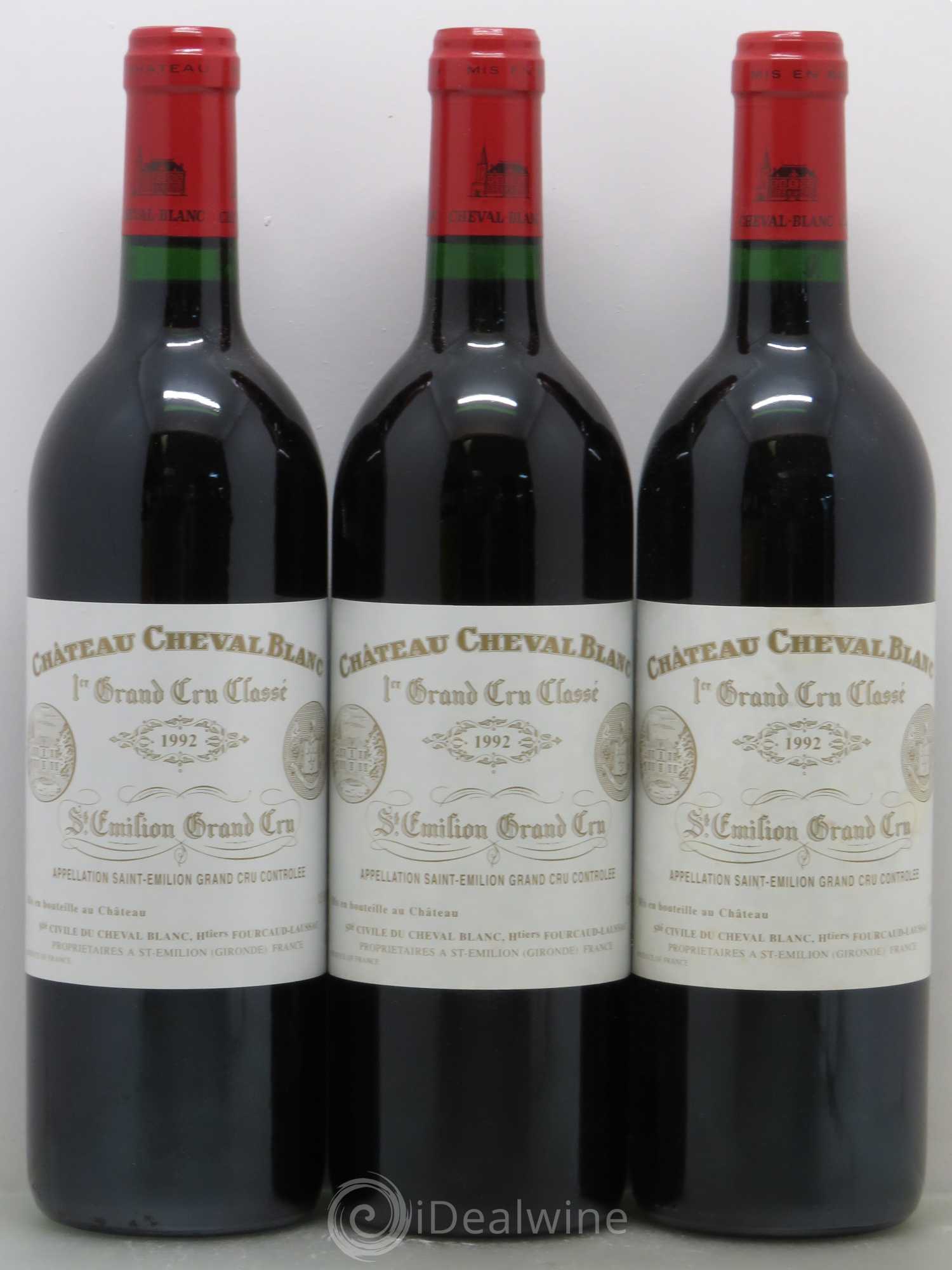 Château Cheval Blanc 1er Grand Cru Classé A 1992 - Lot de 12 bouteilles - 3