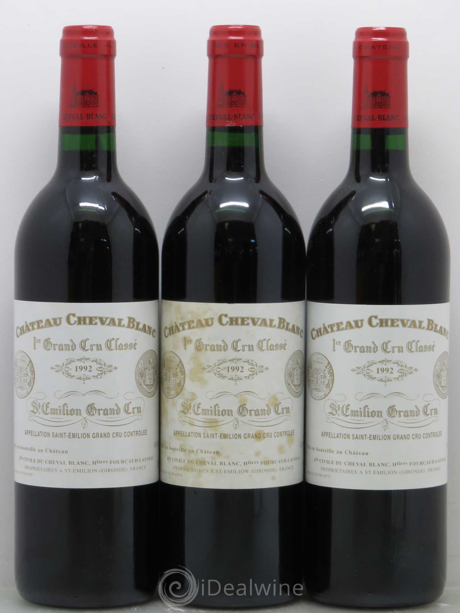 Château Cheval Blanc 1er Grand Cru Classé A 1992 - Lot de 12 bouteilles - 4