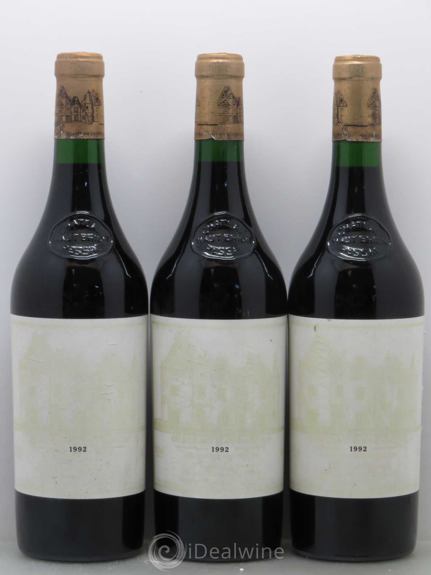 Château Haut Brion 1er Grand Cru Classé 1992 - Lot de 12 bouteilles - 1
