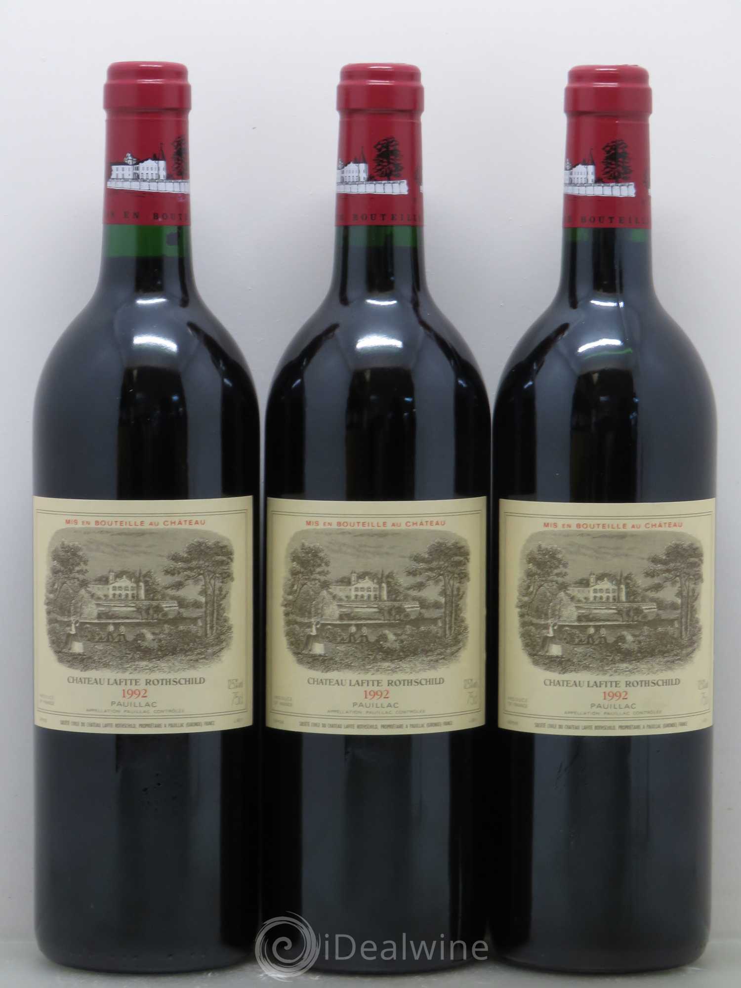 Château Lafite Rothschild 1er Grand Cru Classé 1992 - Lot de 12 bouteilles - 1