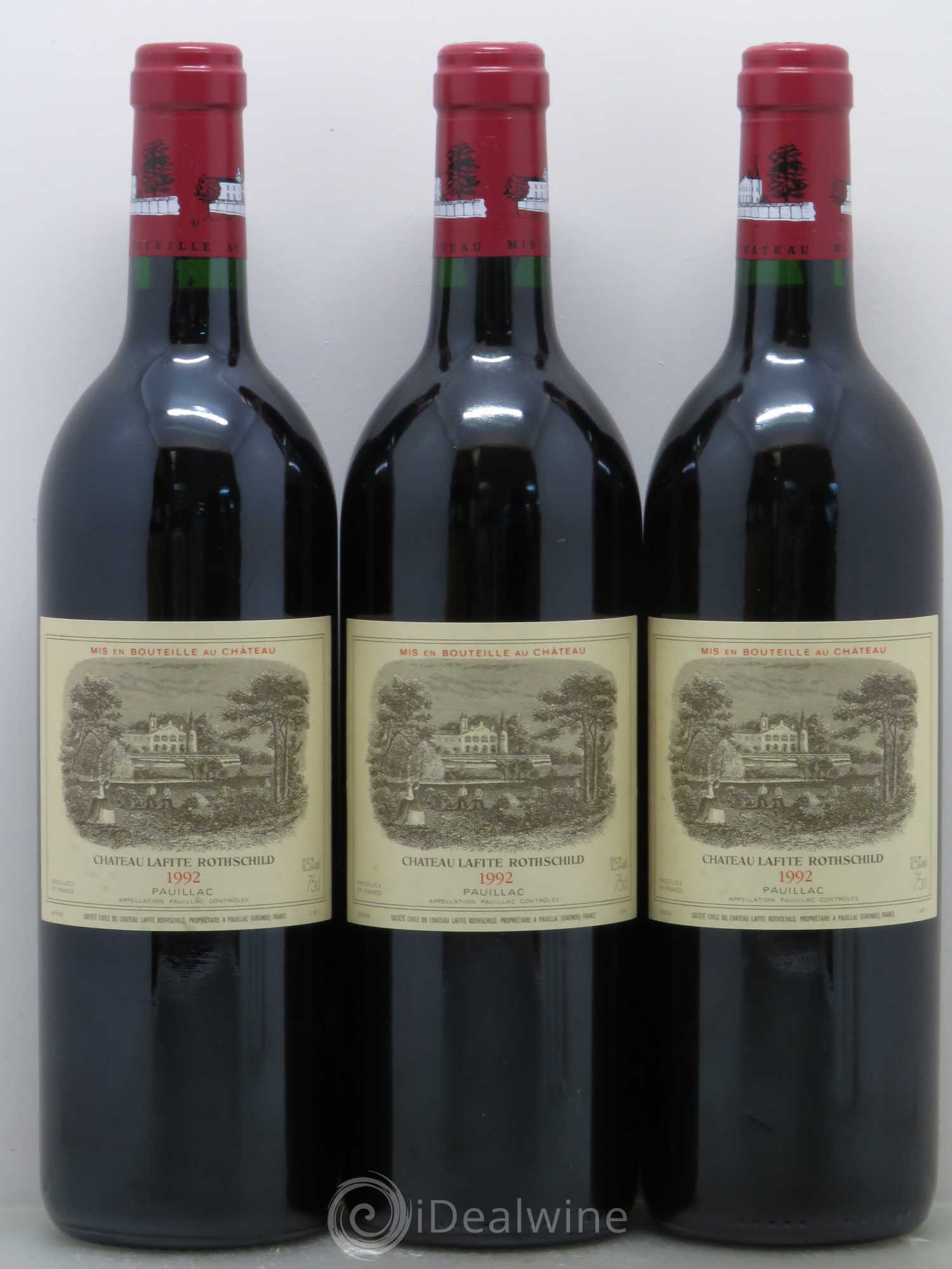 Château Lafite Rothschild 1er Grand Cru Classé 1992 - Lot de 12 bouteilles - 2