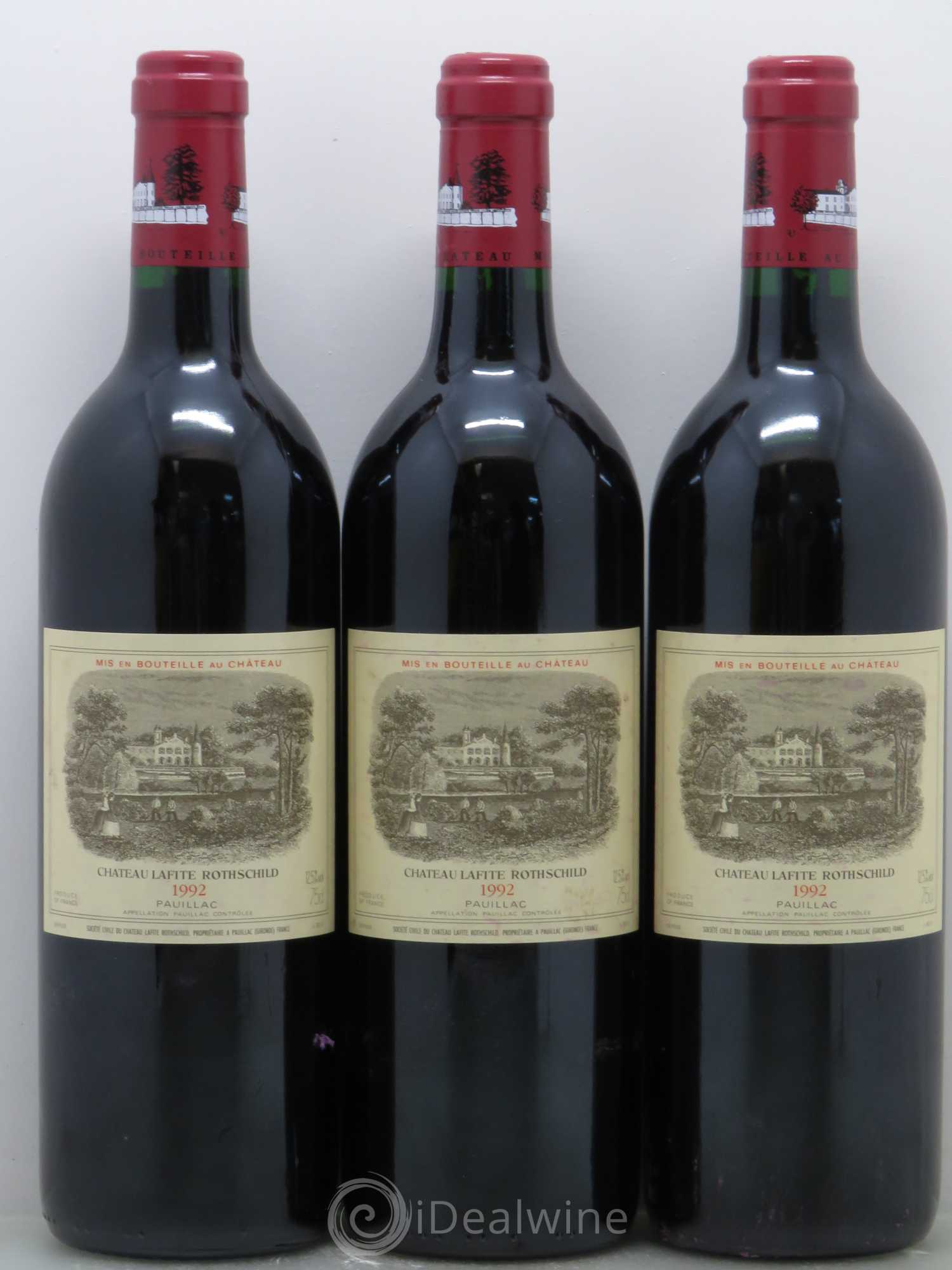 Château Lafite Rothschild 1er Grand Cru Classé 1992 - Lot de 12 bouteilles - 4